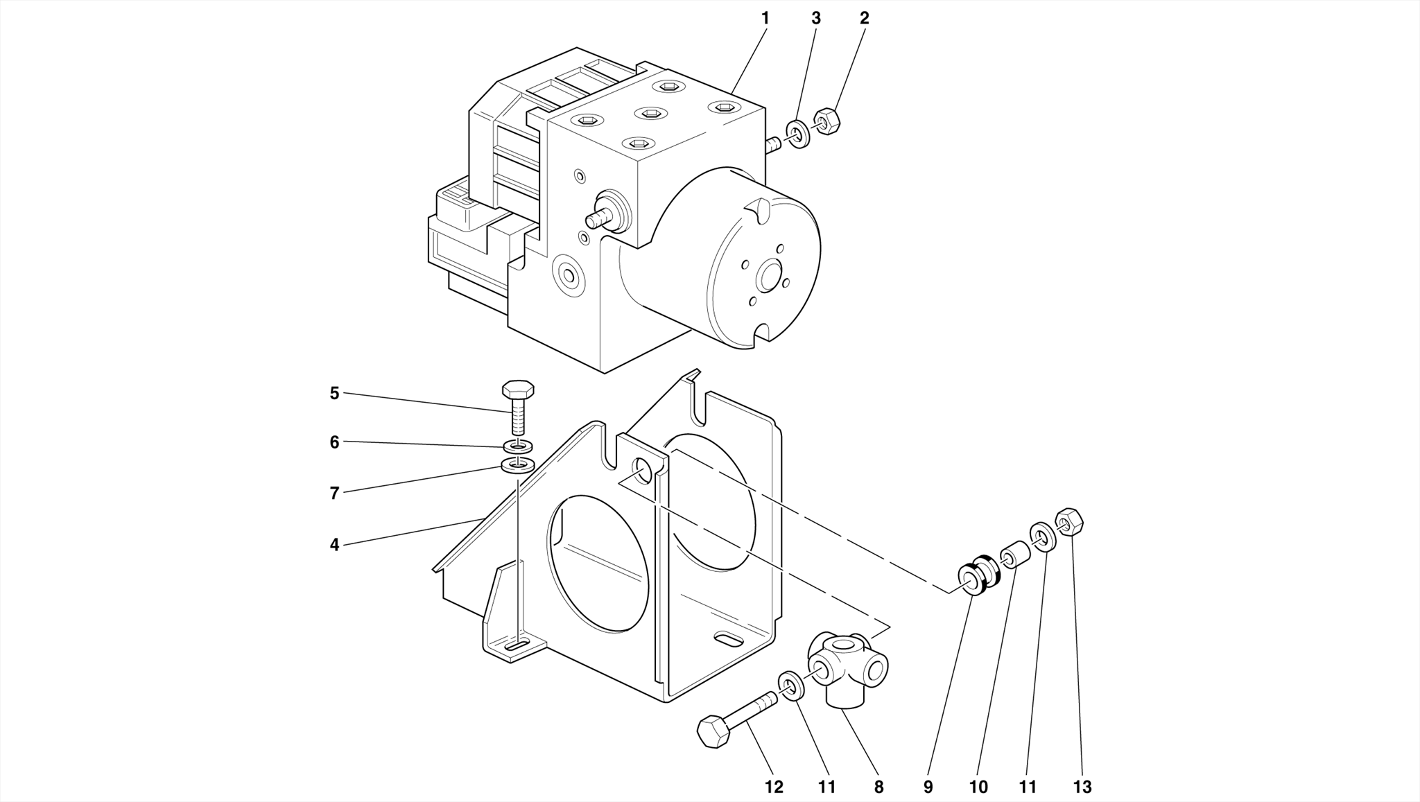 0040 - HYDRAULIC SYSTEM FOR ABS BOSCH -Valid for ABS BOSCH and 355 F1 cars-
