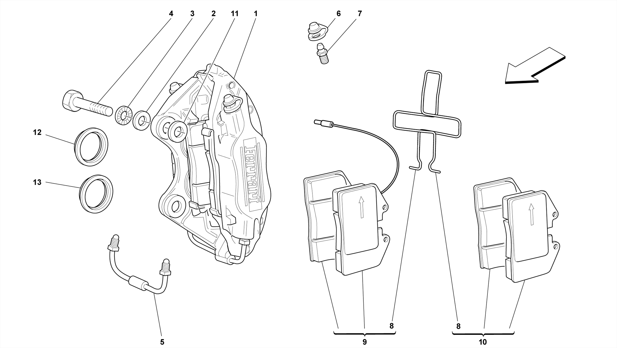0043 - CALIPERS FOR FRONT AND REAR BRAKES