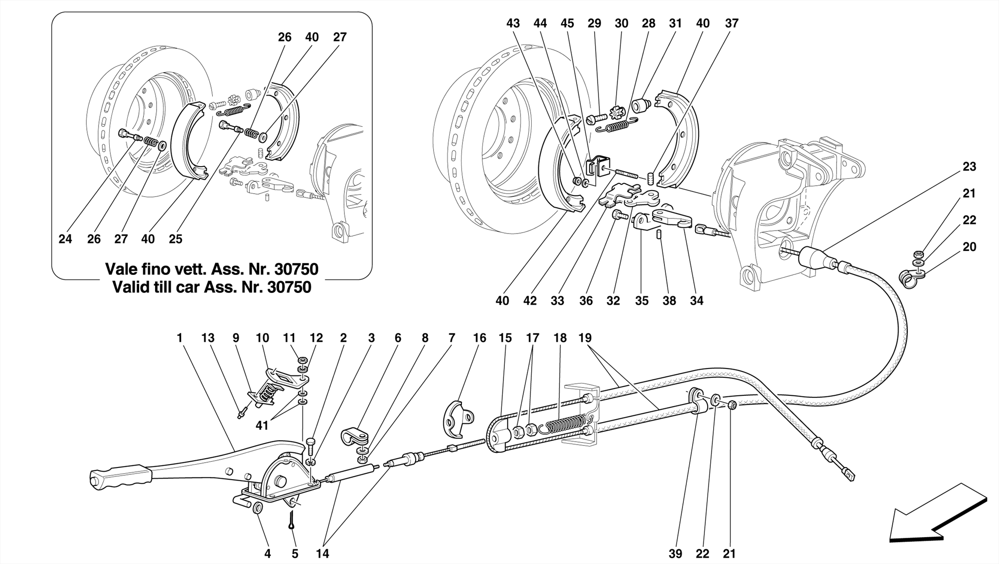 0044 - HAND-BRAKE CONTROL