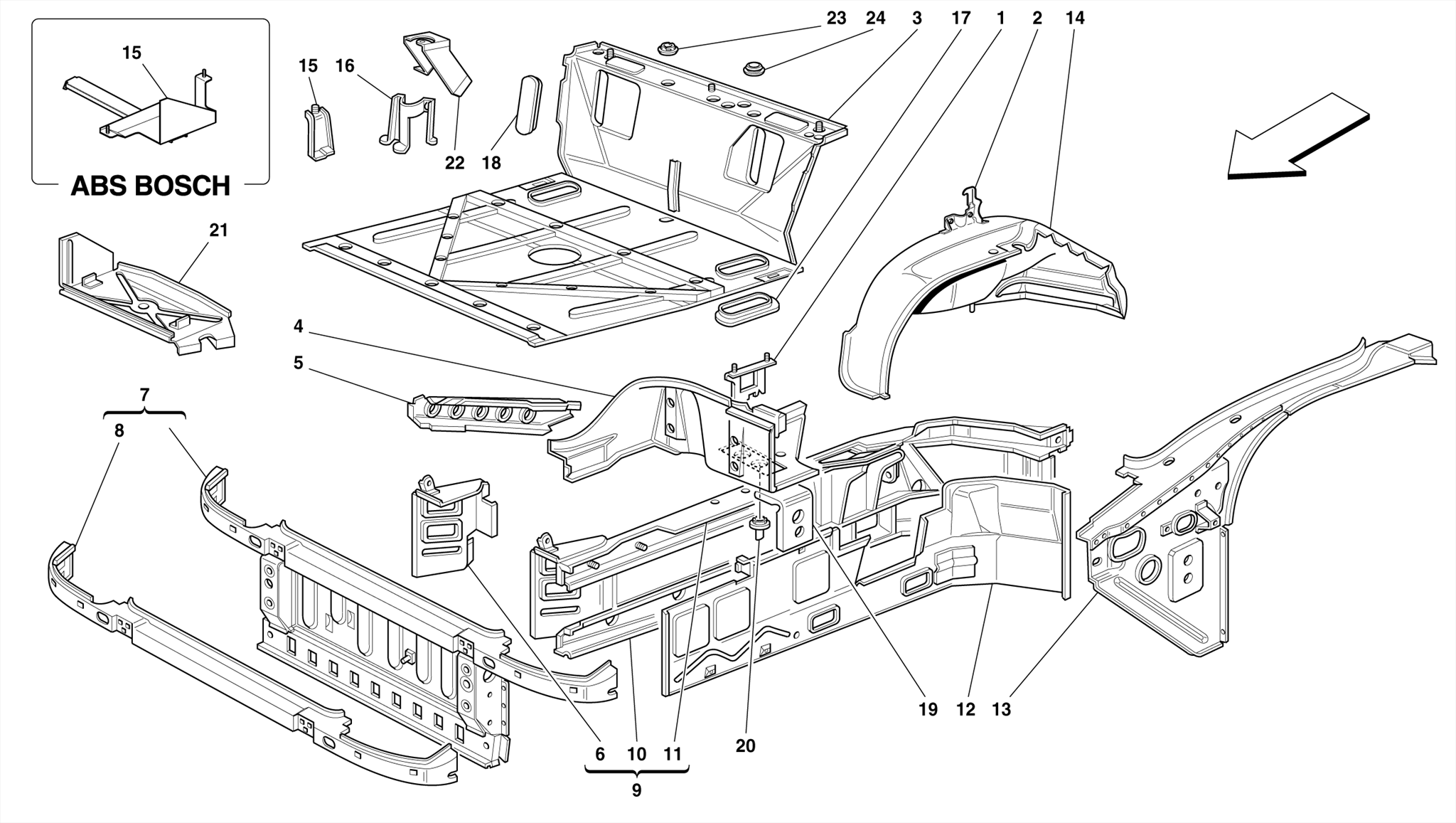 0102 - FRONT PART STRUCTURES