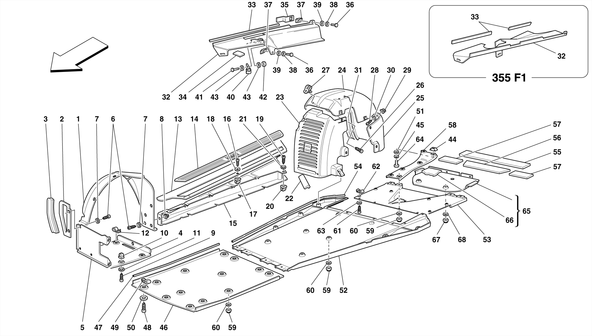 0107 - BODY - SHIELD AND WHEELHOUSES