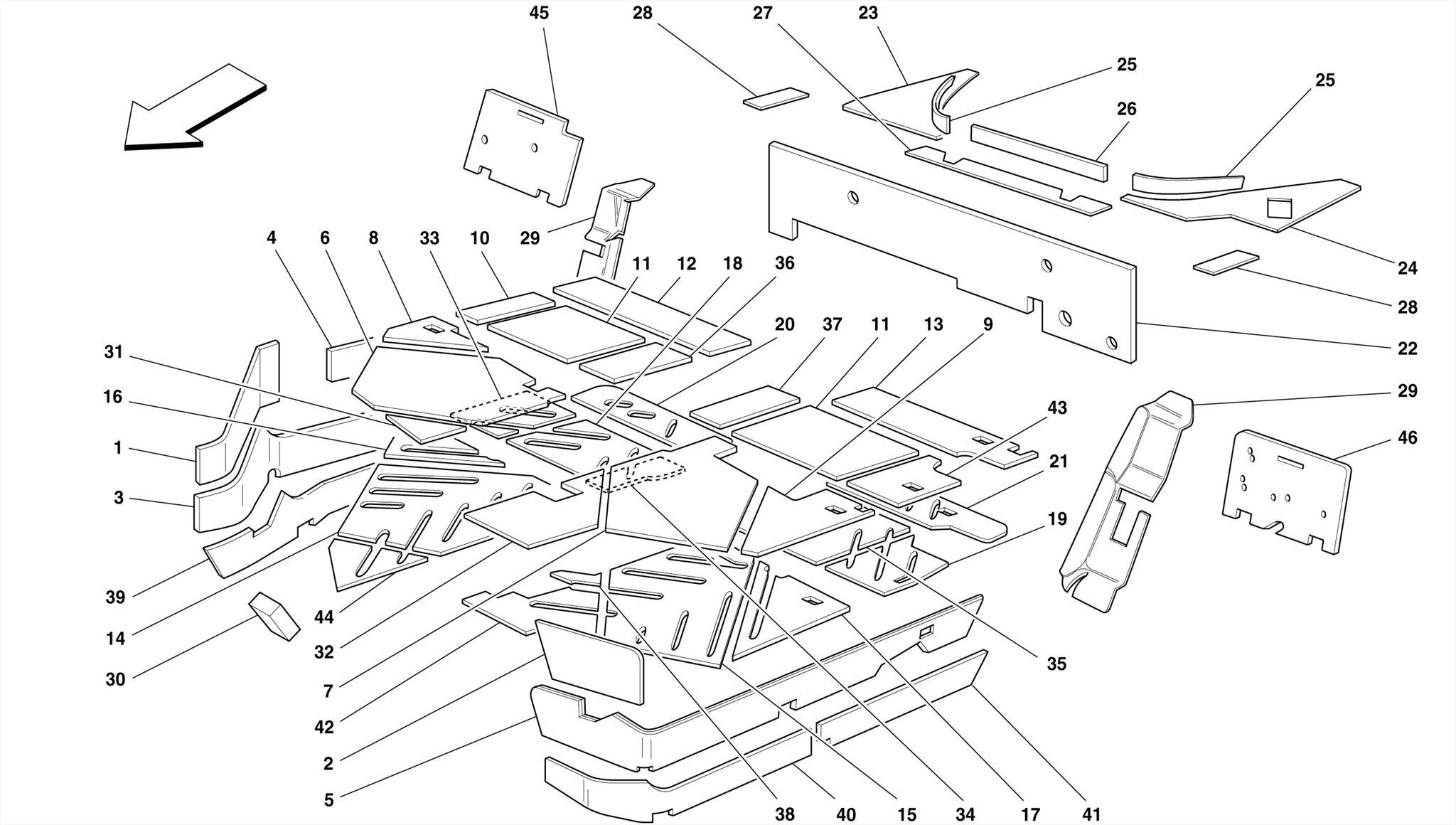 0109 - PASSENGERS COMPARTMENT INSULATIONS -Valid for Spider-