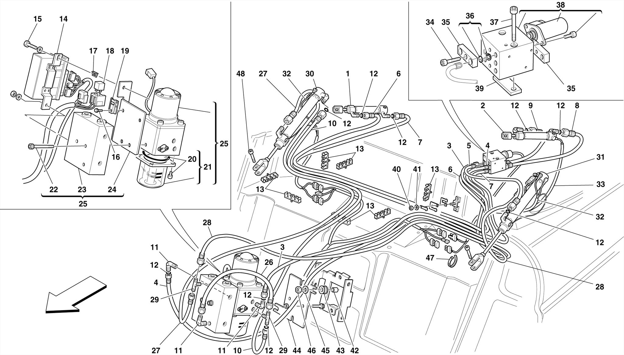 0116 - TOP HYDRAULIC CONTROL -Valid for Spider-