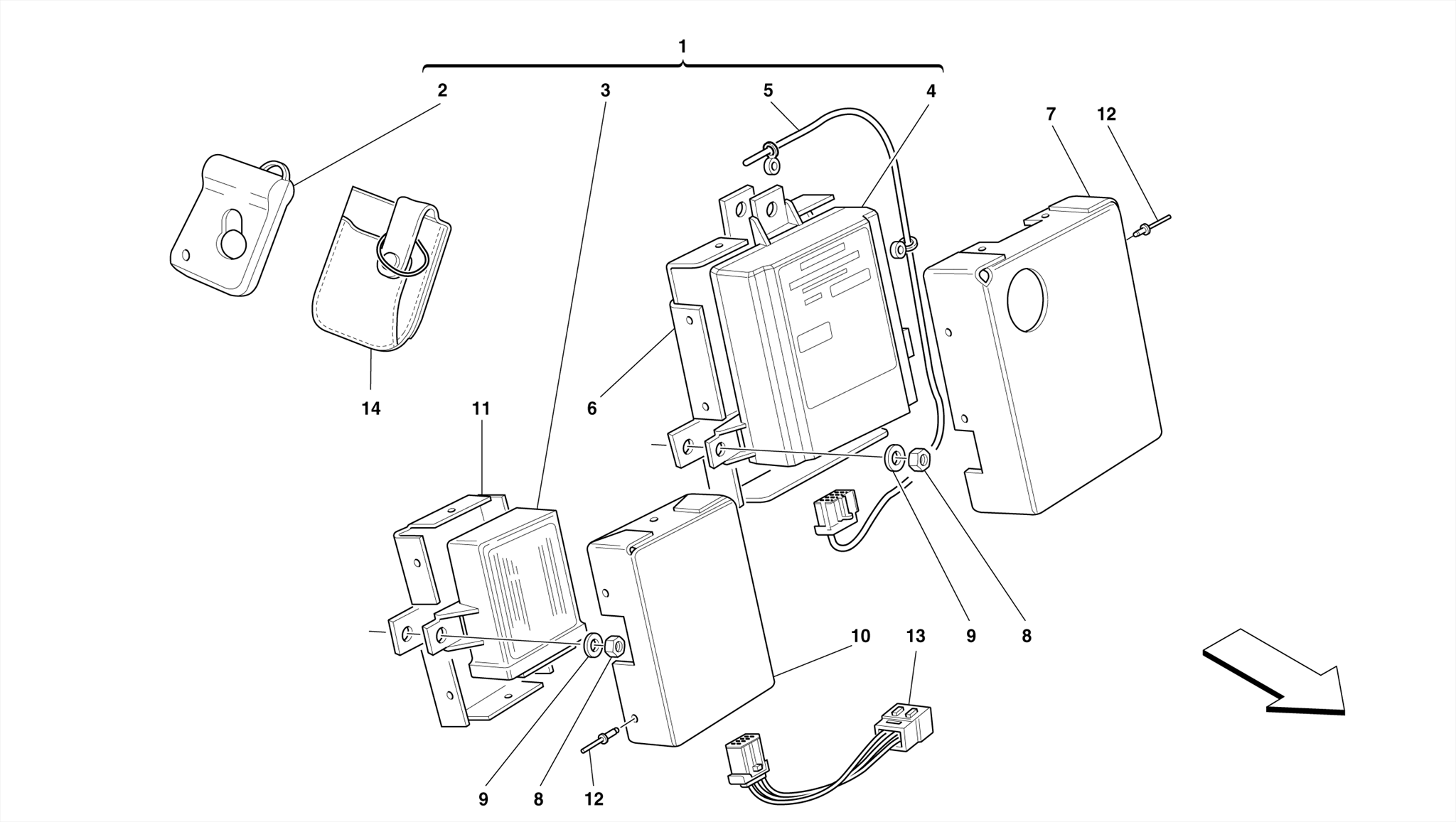 0142 - ANTI-THEFT ELECTRICAL BOARDS AND DEVICES