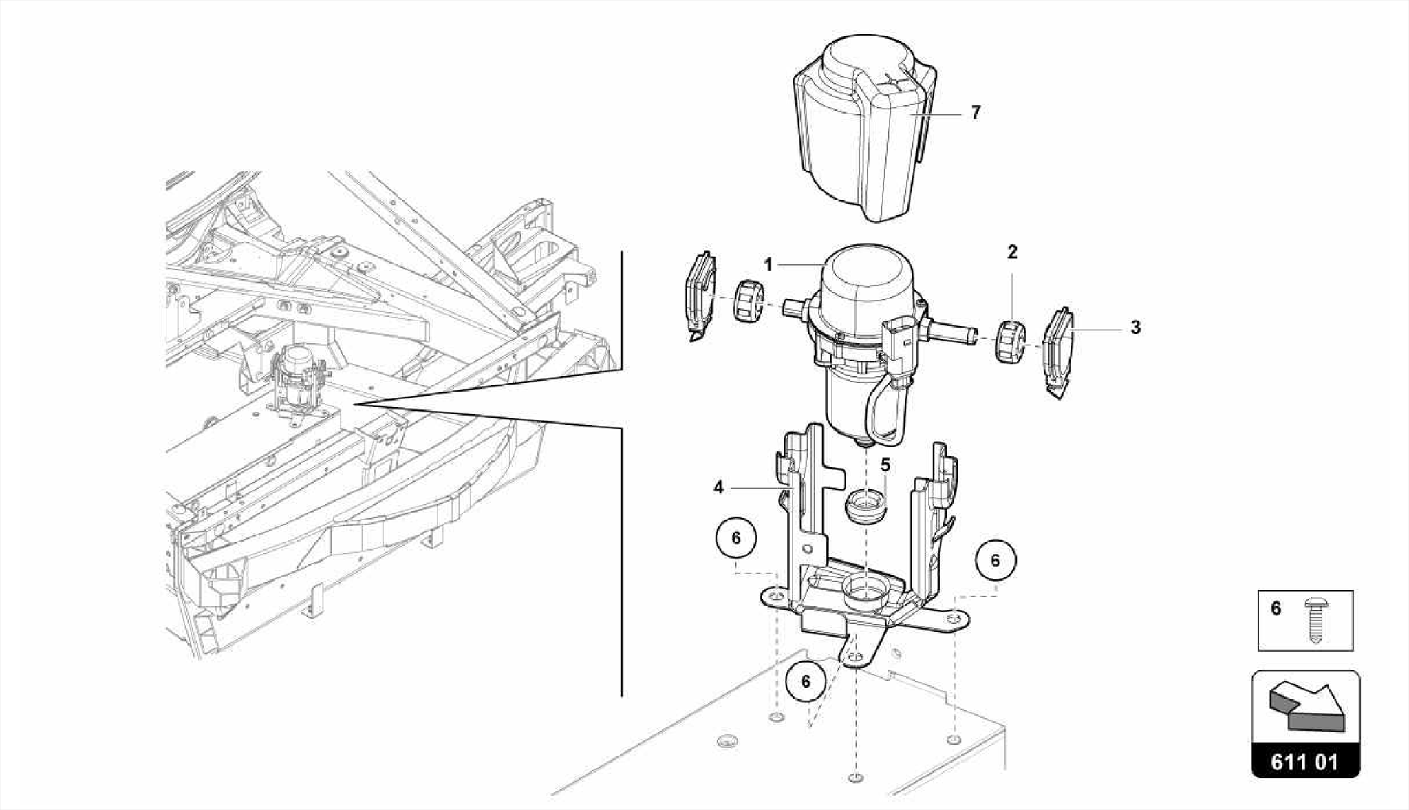 VACUUM PUMP FOR BRAKE SERVO