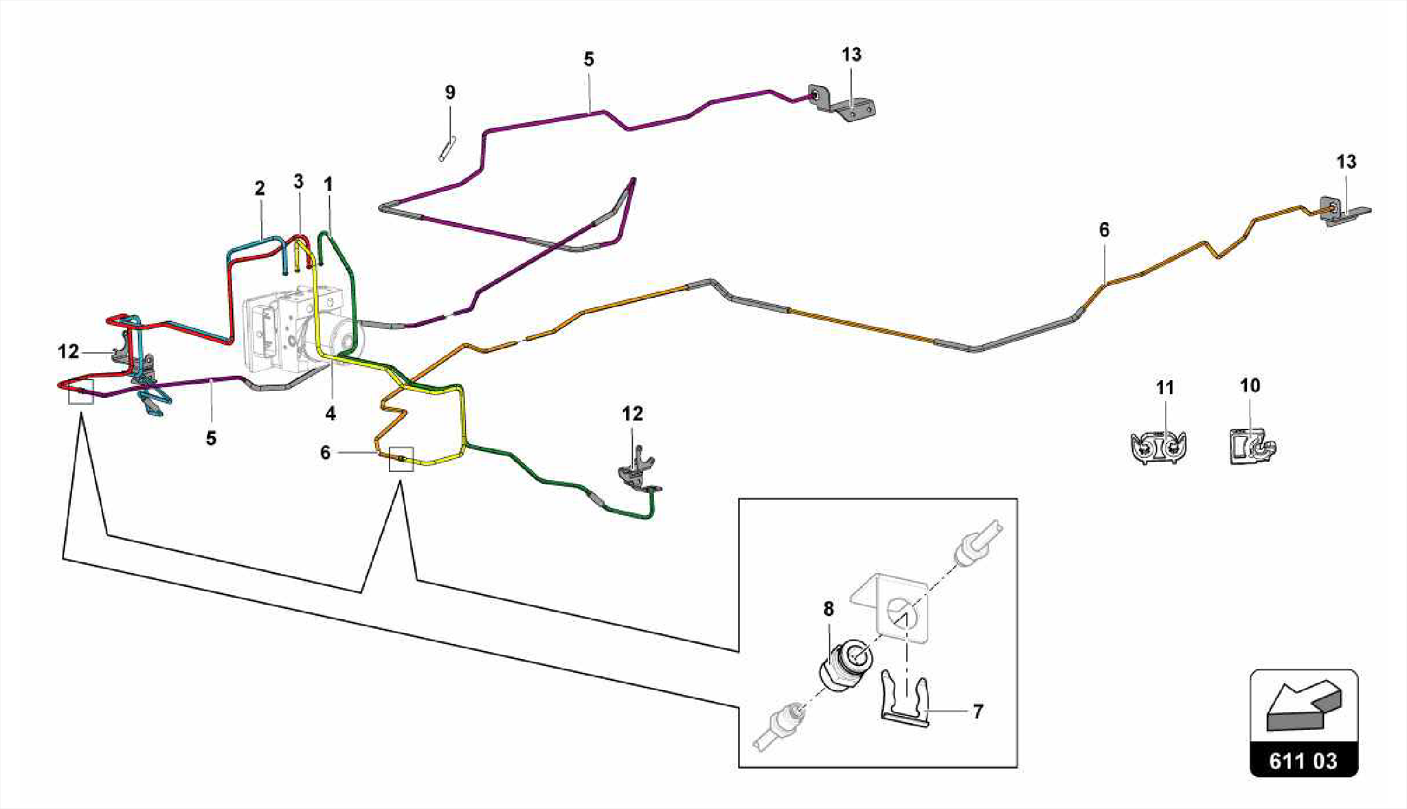BRAKE SERVO, PIPES AND VACUUM SYSTEM