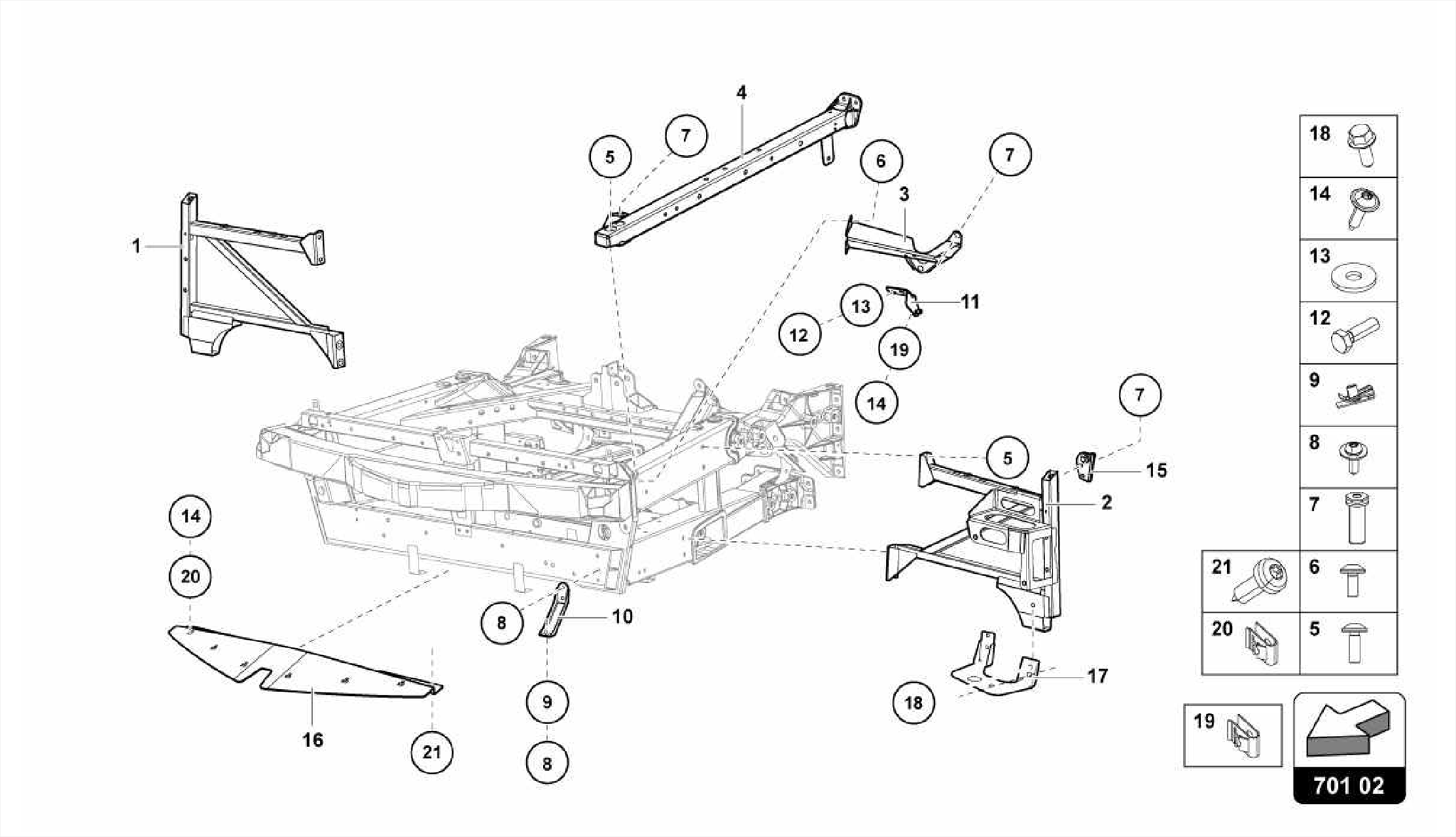 TRIM FRAME FRONT PART