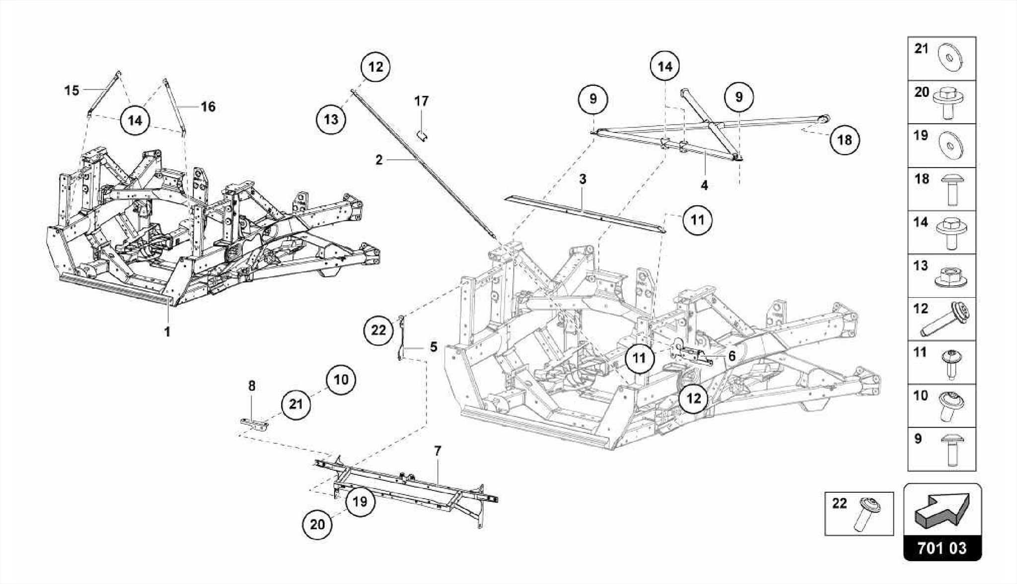 TRIM FRAME REAR PART