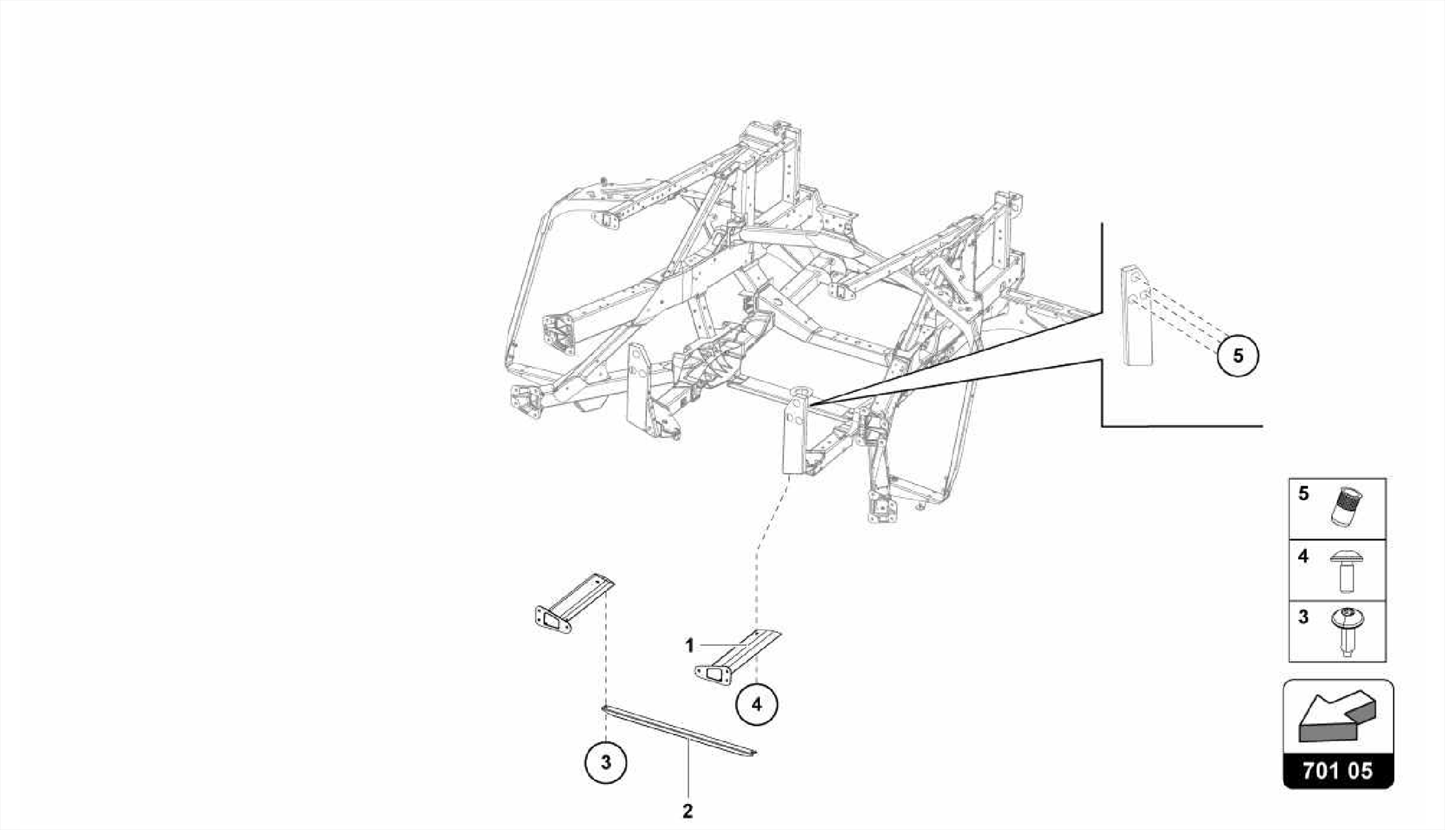 TRIM FRAME REAR PART