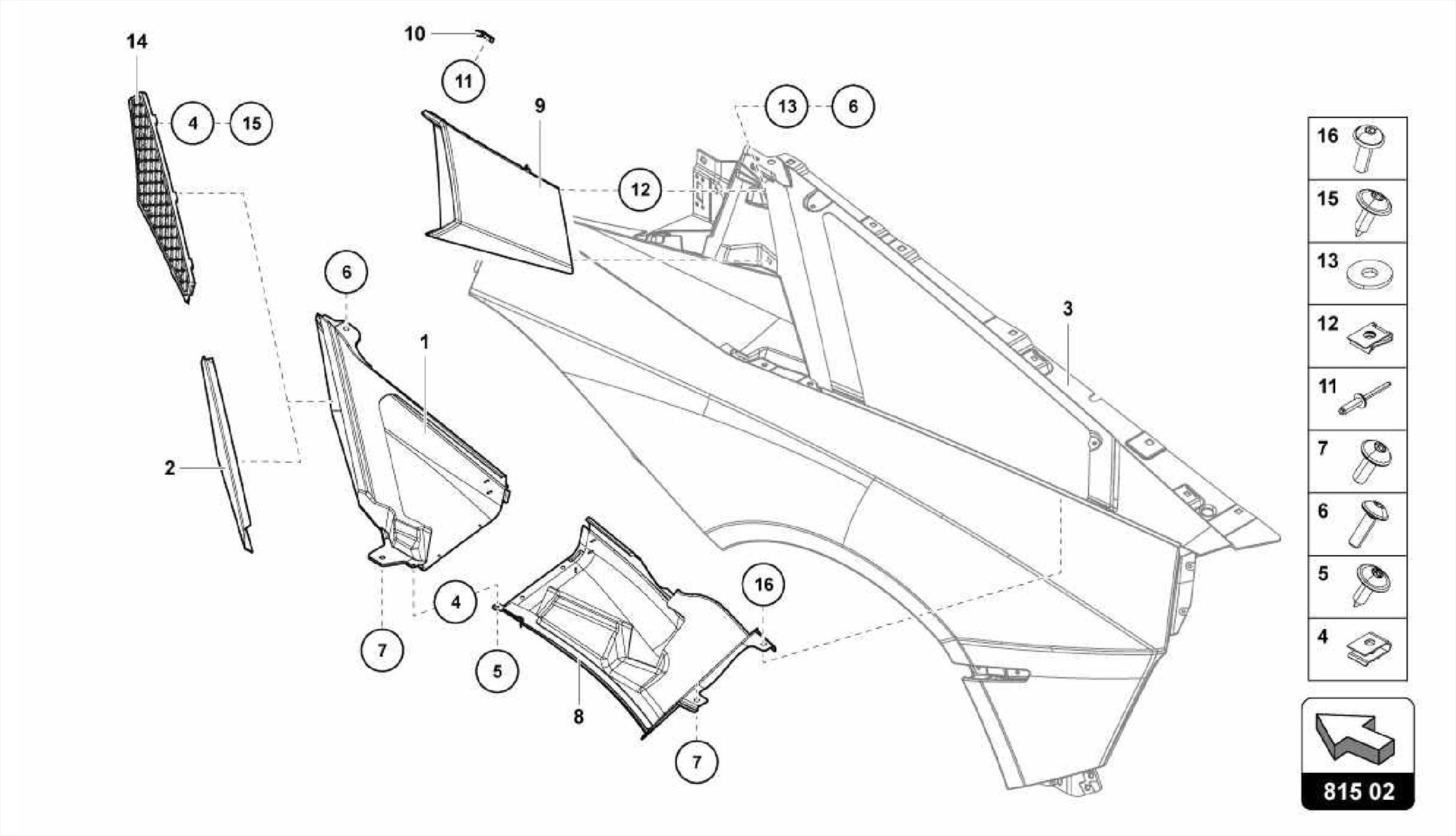 AIR INTAKE TRIM PLATE