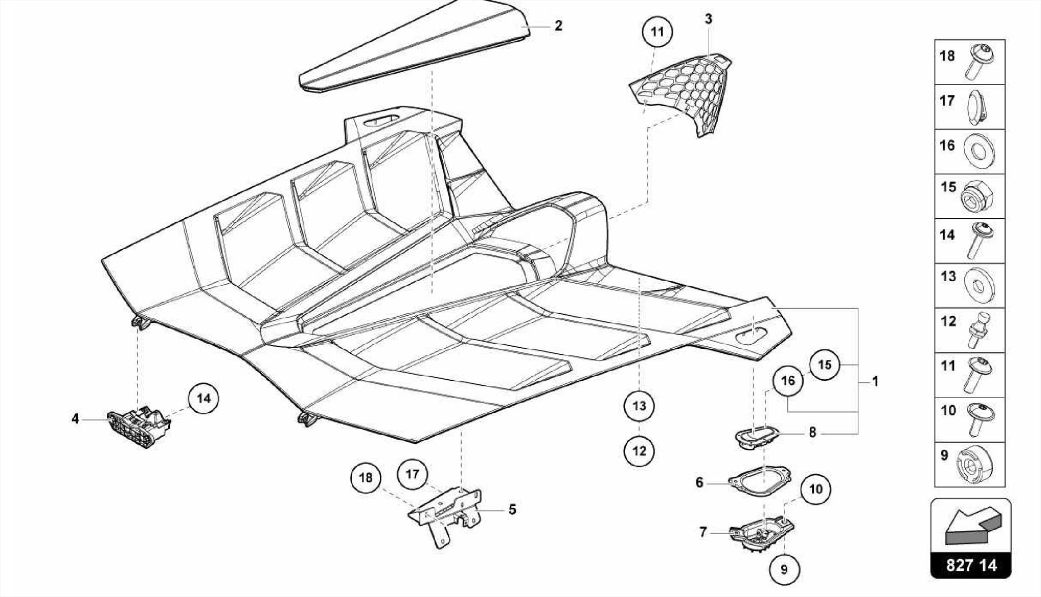 ENGINE COVER WITH INSP. COVER