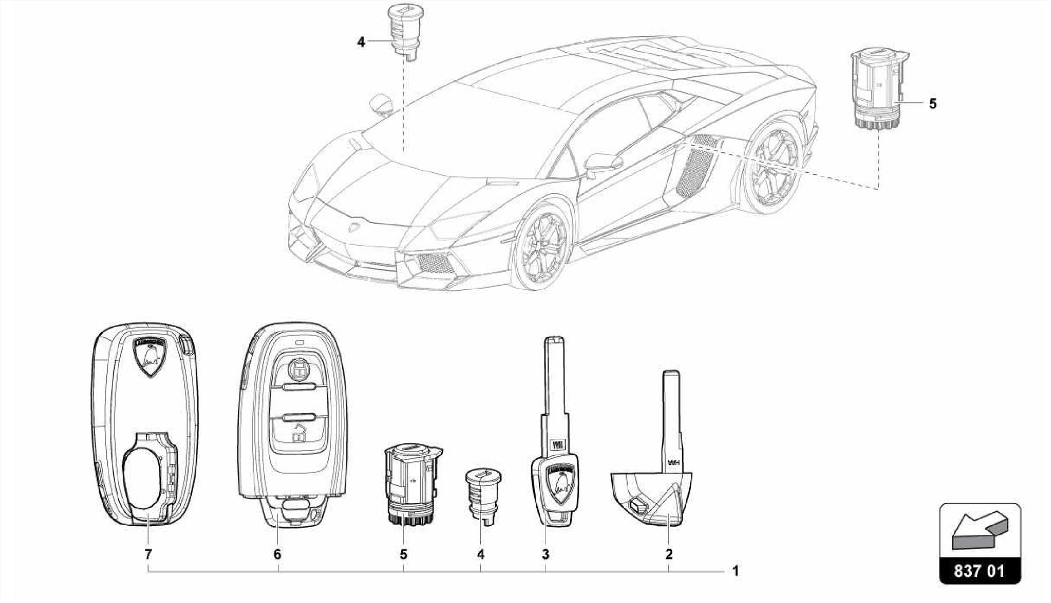 LOCK CYLINDER WITH KEYS