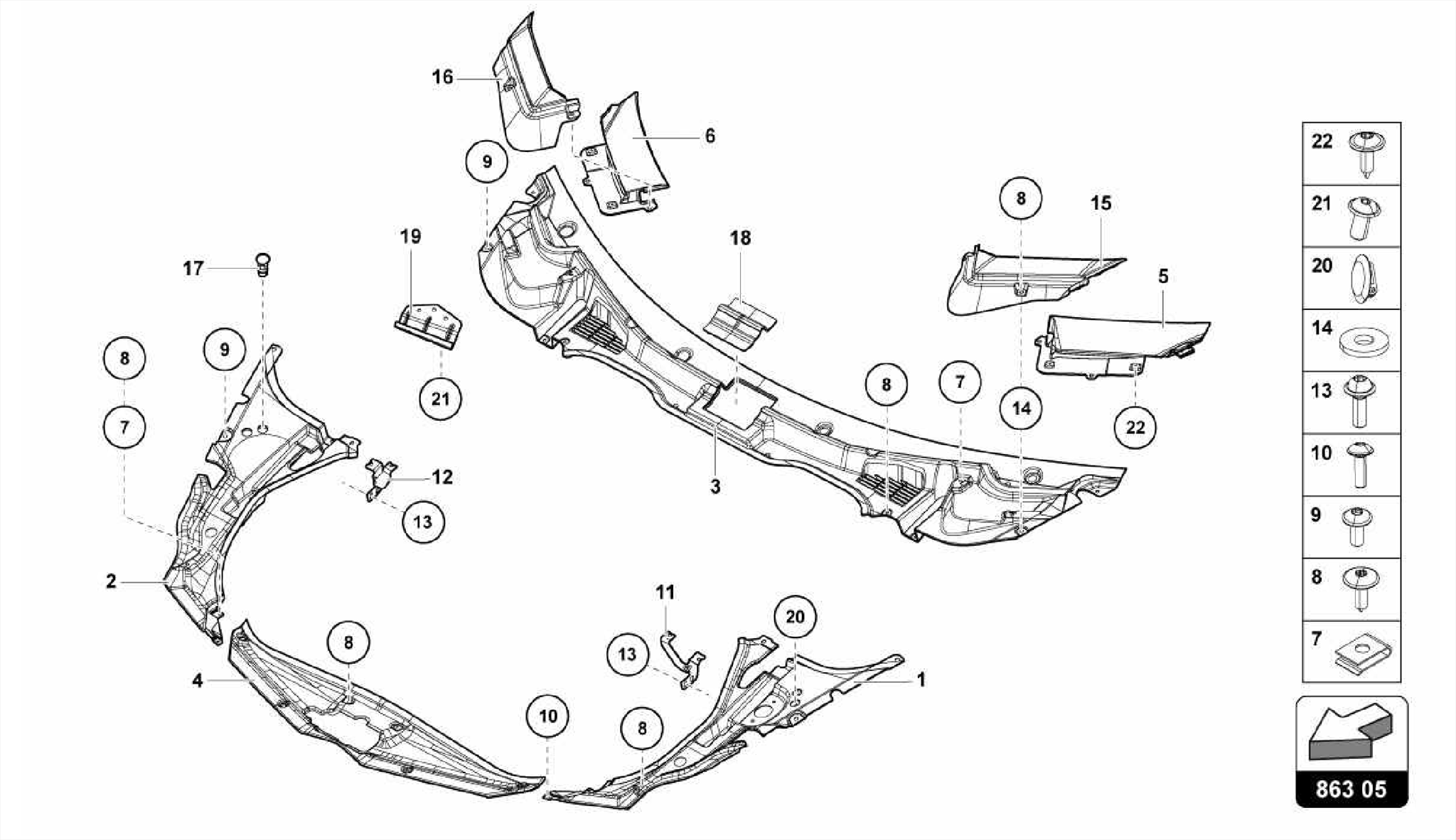 LUGGAGE COMP. FLOOR COVERING