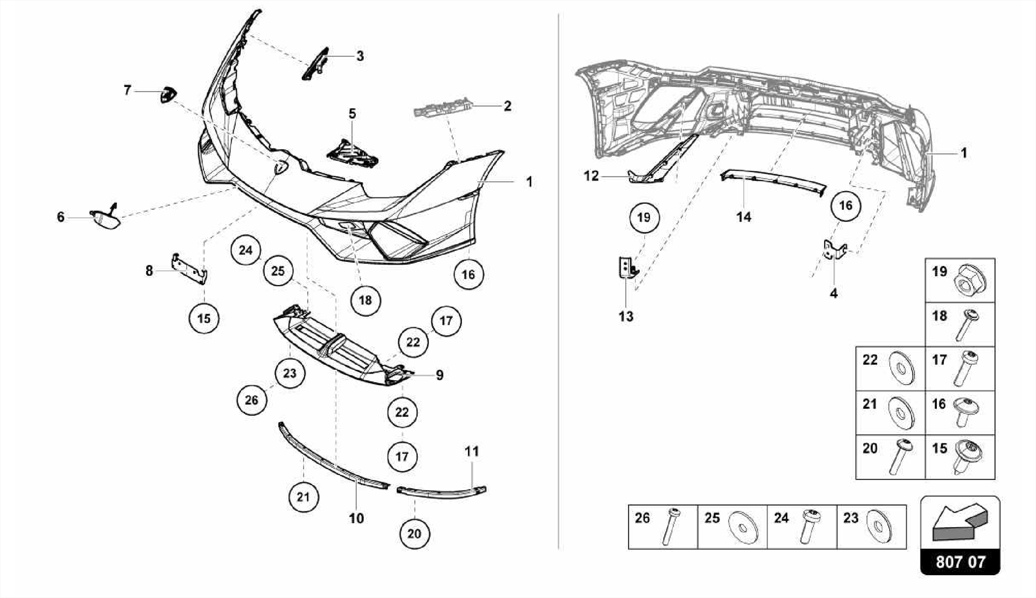 BUMPER, COMPLETE FRONT