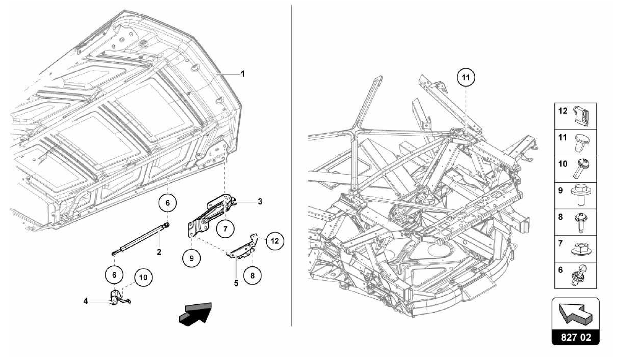 ENGINE COVER WITH INSP. COVER