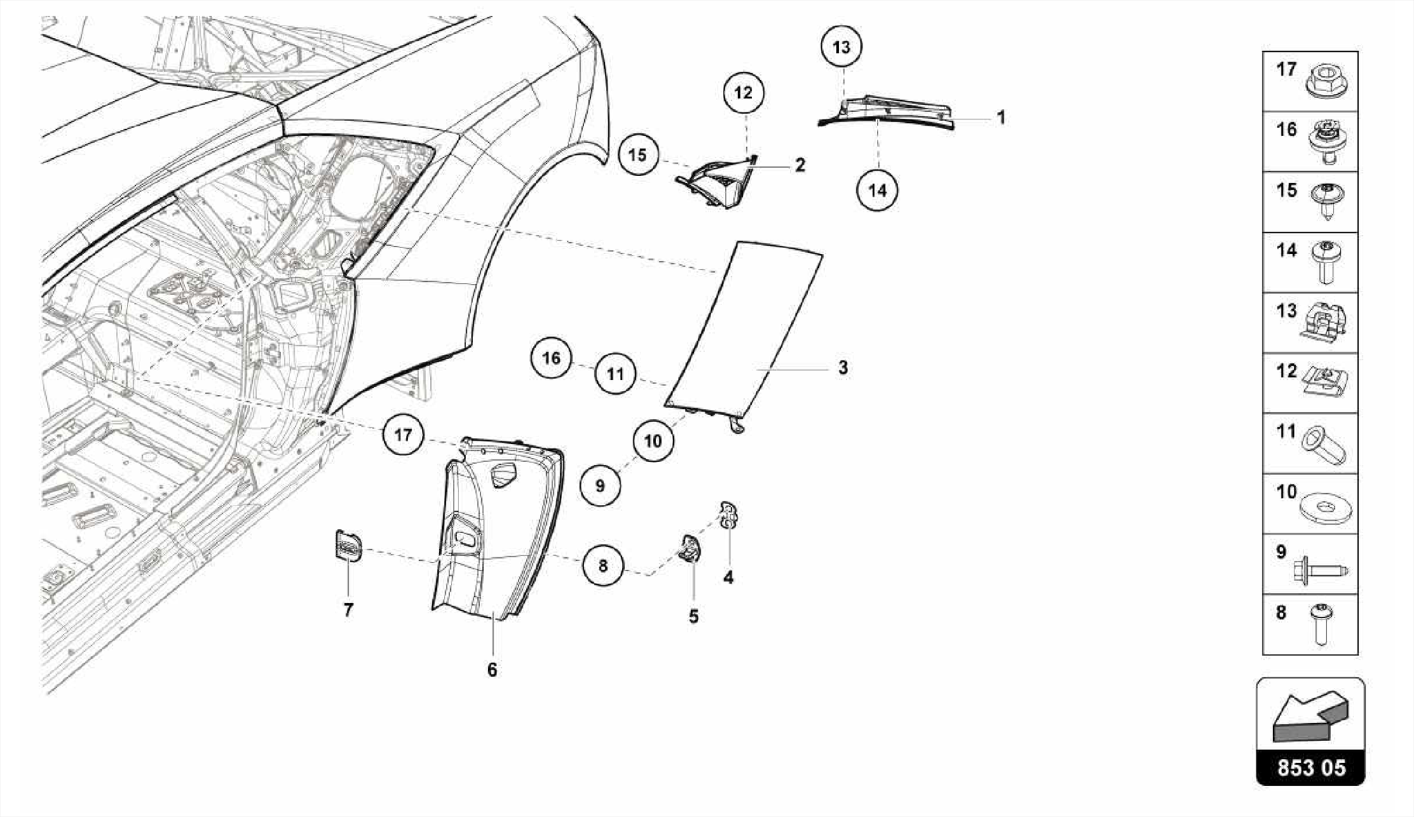 COVER PLATE FOR SIDE MEMBER