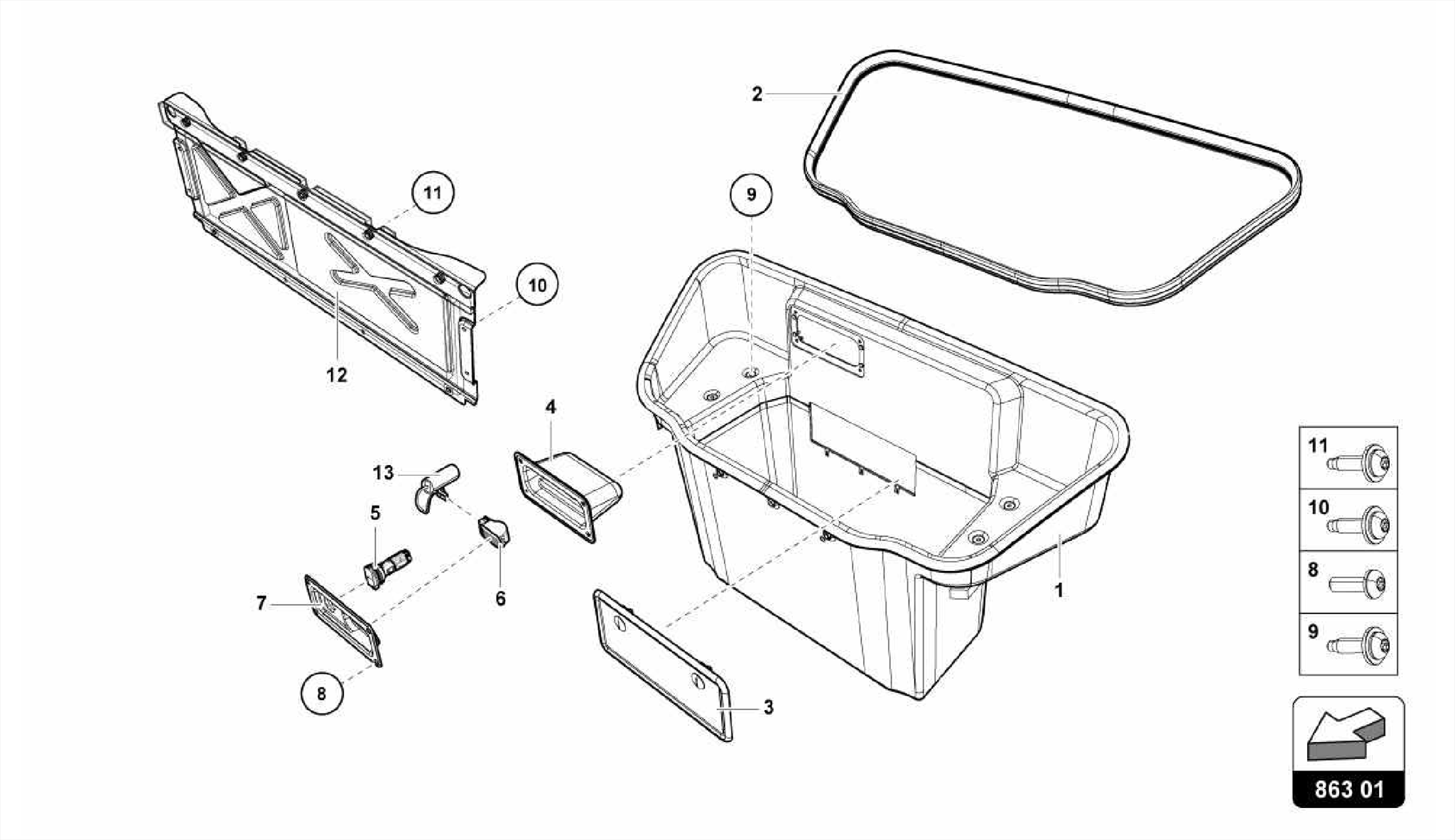 LUGGAGE COMPARTMENT LINING