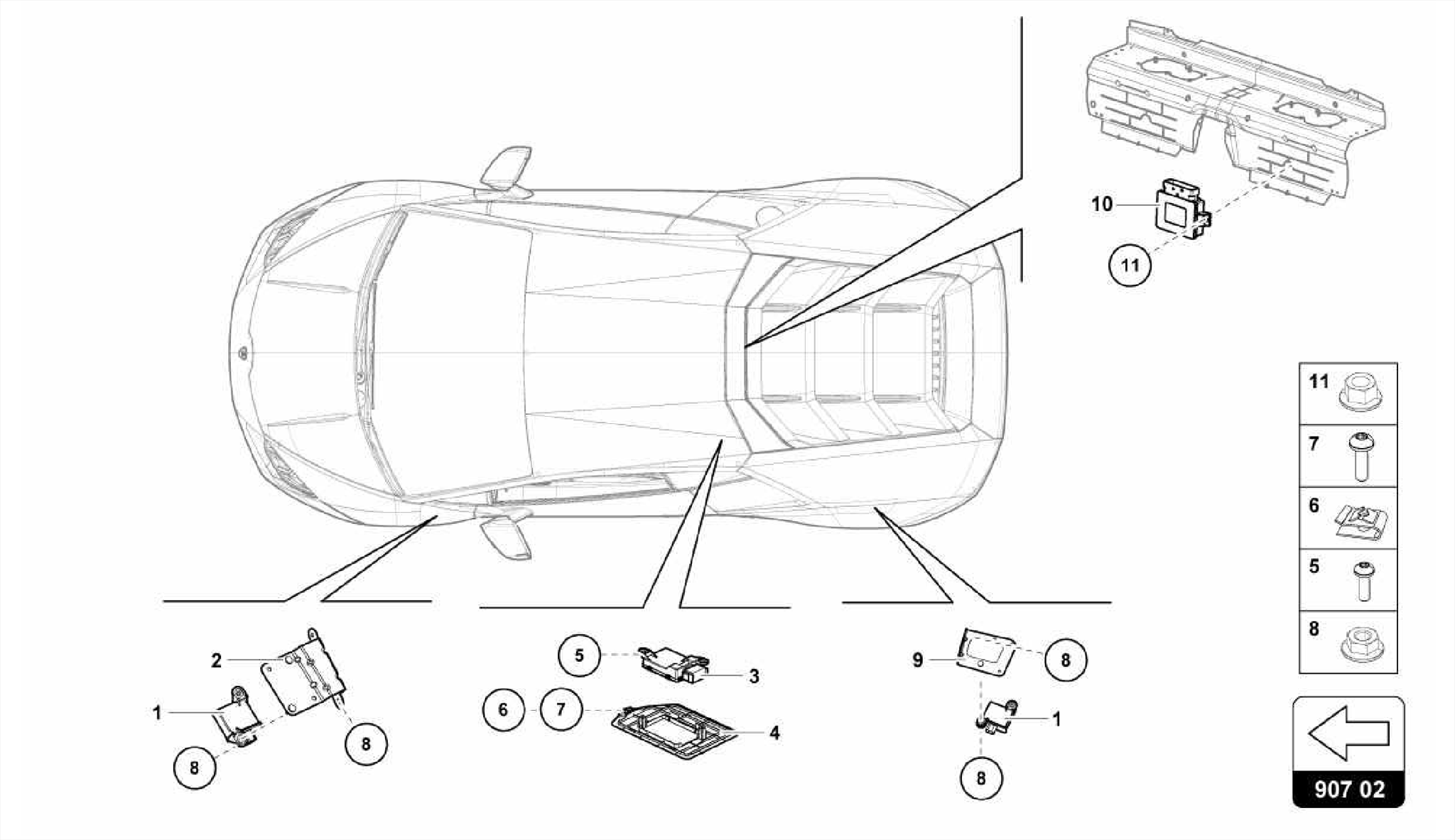PUSHBUTTON FOR TYRE PRESSURE WARNING