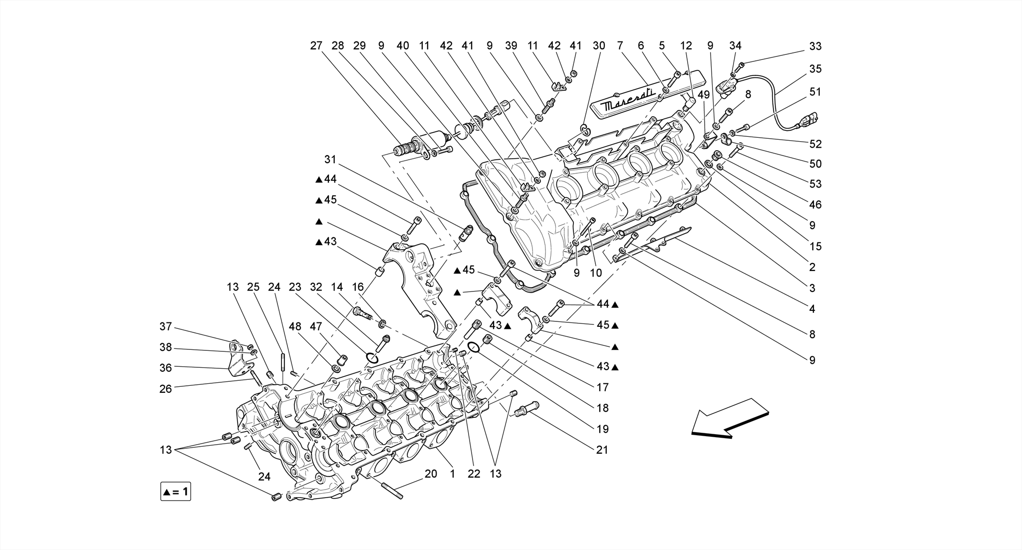 LH CYLINDER HEAD