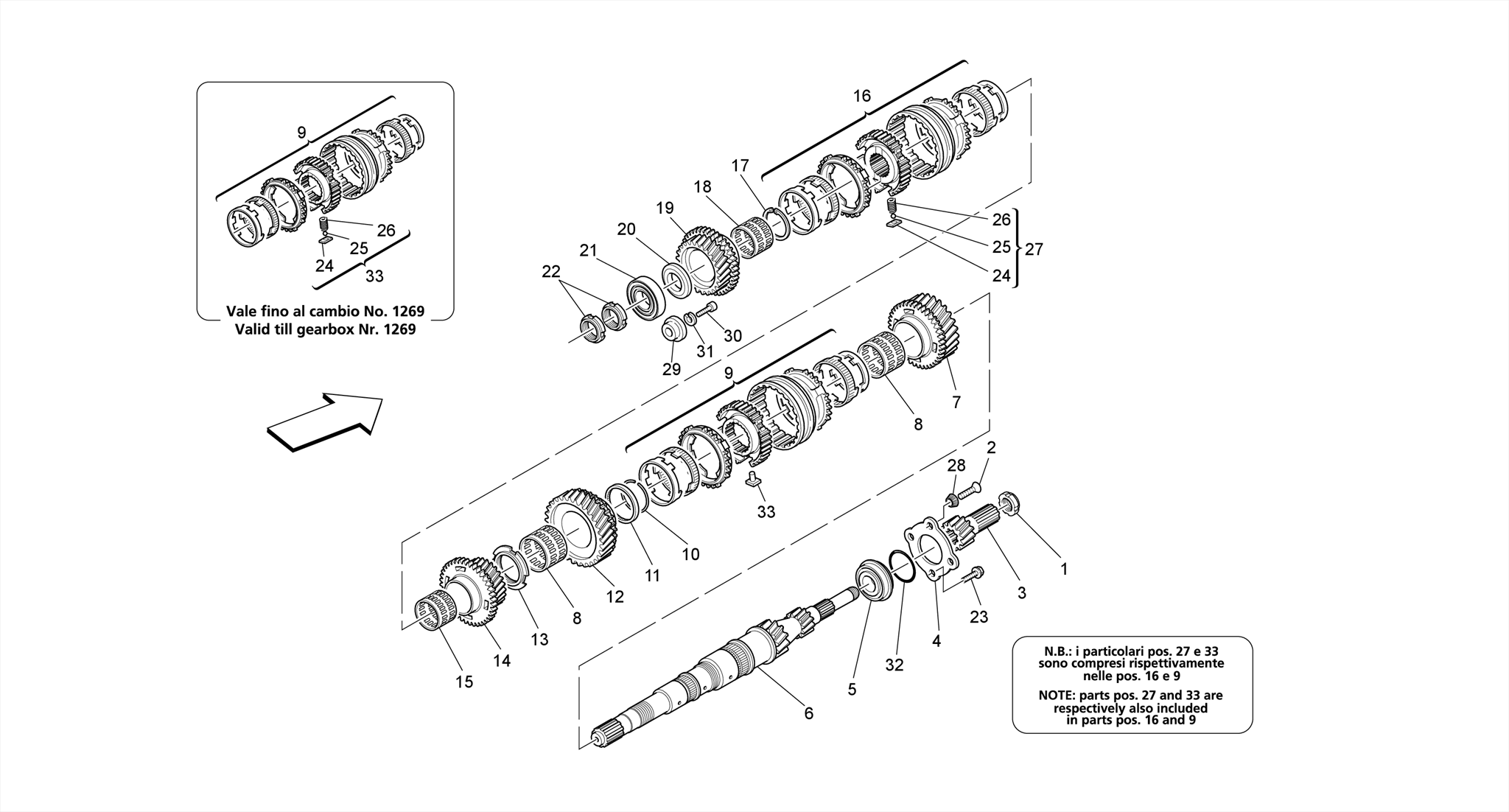 MAIN SHAFT GEARS