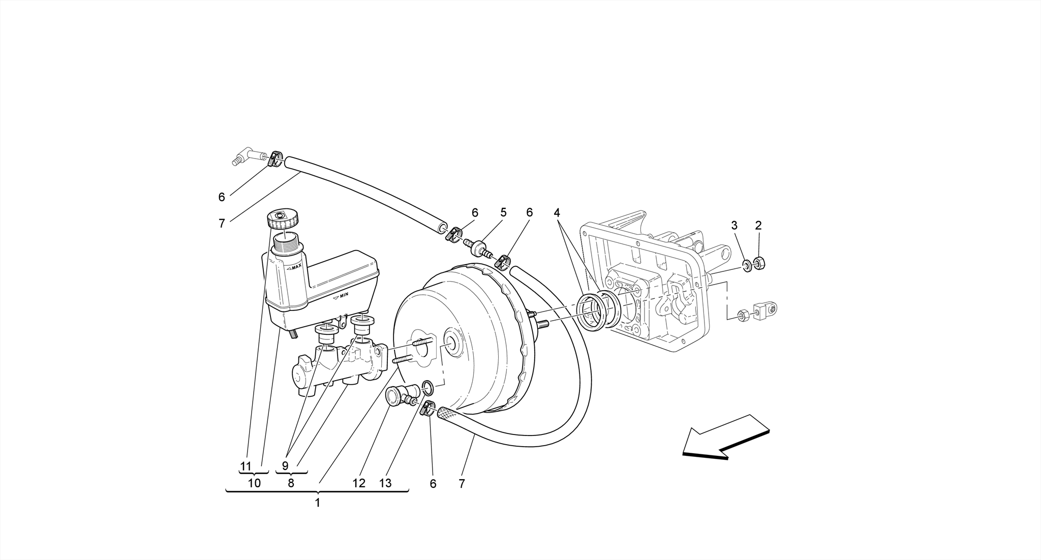 BRAKES AND CLUTCH HYDRAULIC CONTROLS
