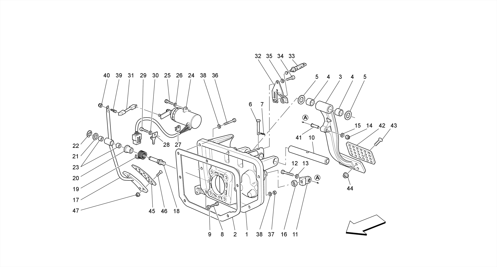COMPLETE PEDAL BOARD UNIT