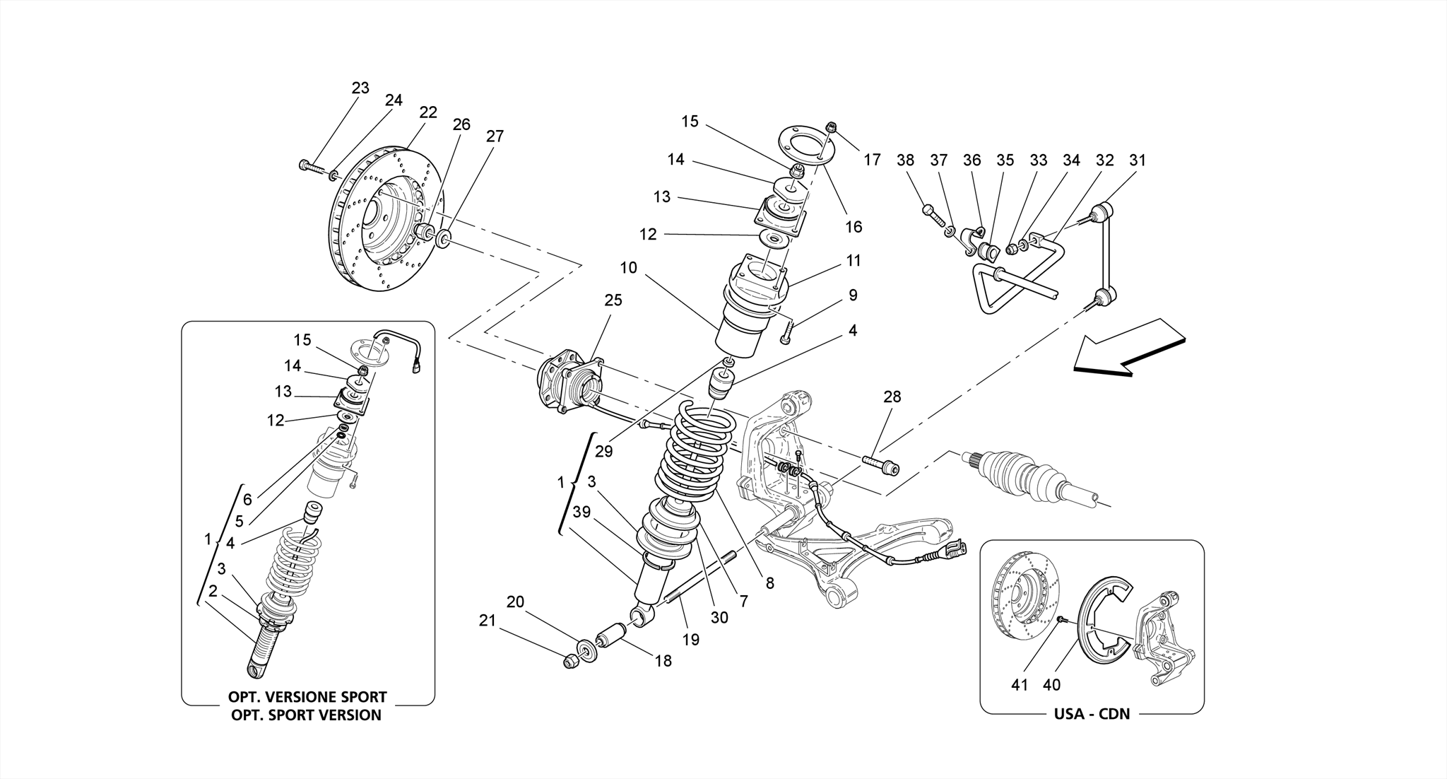 REAR SHOCK ABSORBER DEVICES
