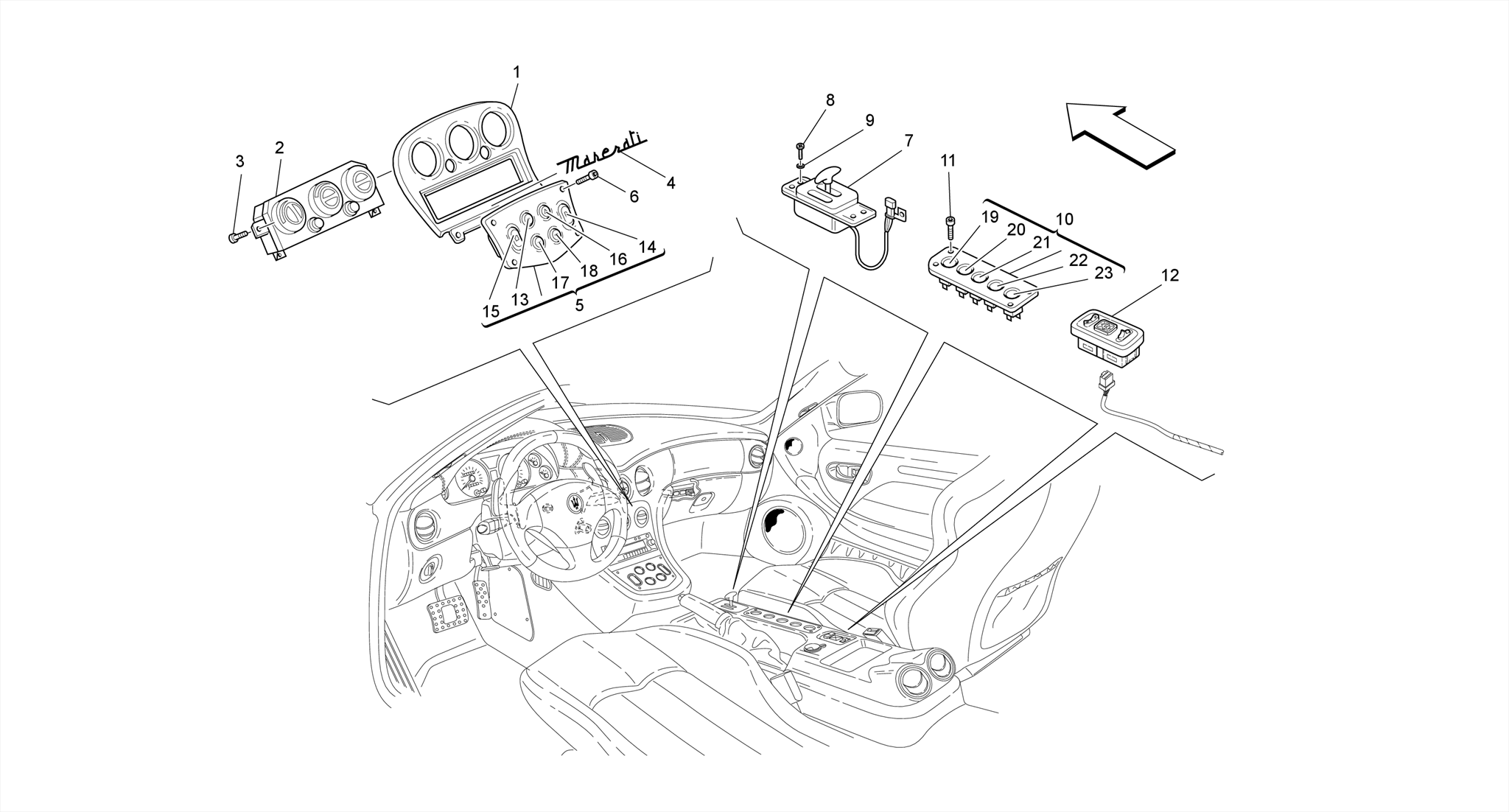 PASSENGER COMPARTMENT DEVICES - Tunnel