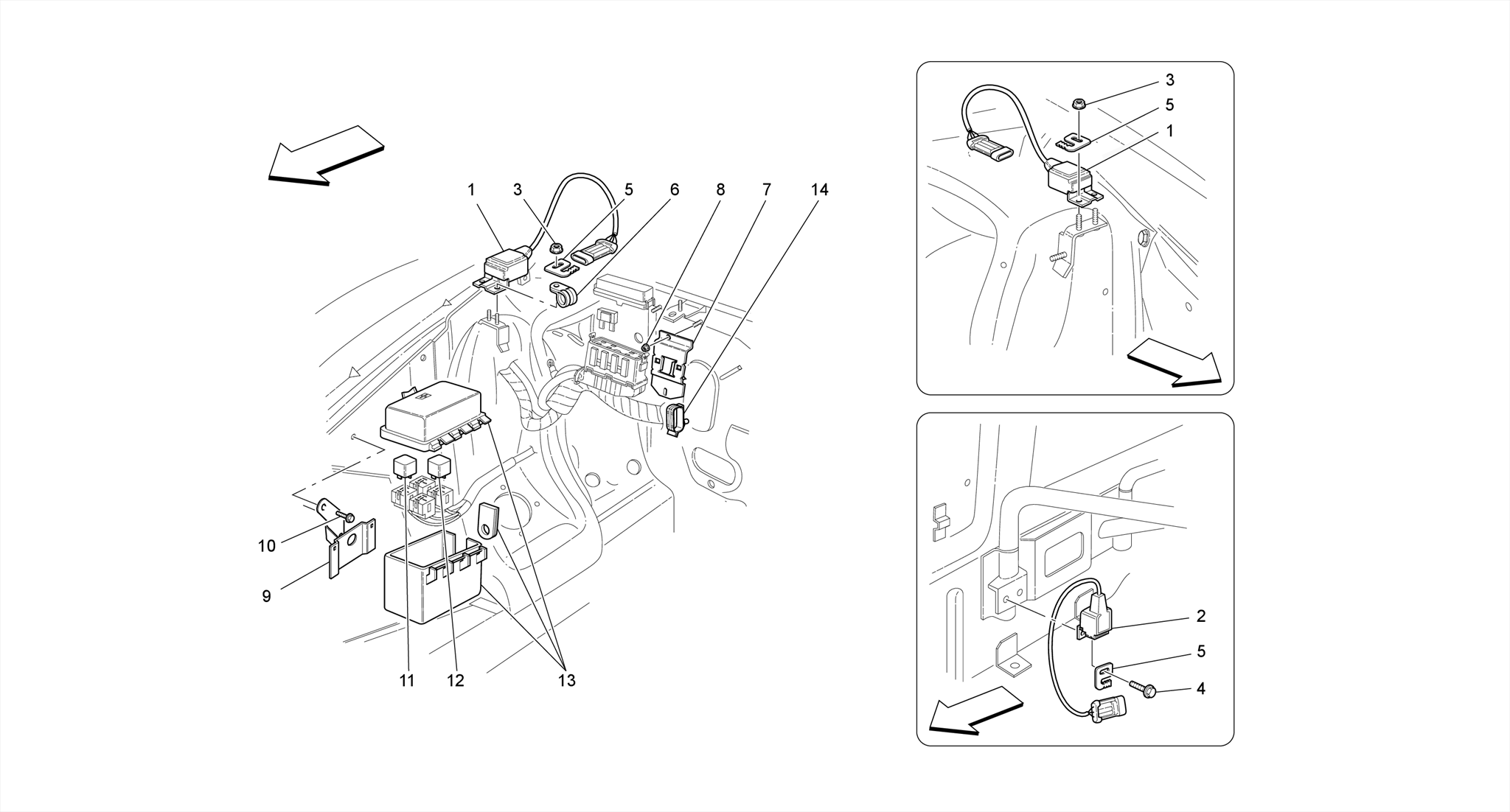 ENGINE COMPARTMENT CONTROL UNITS