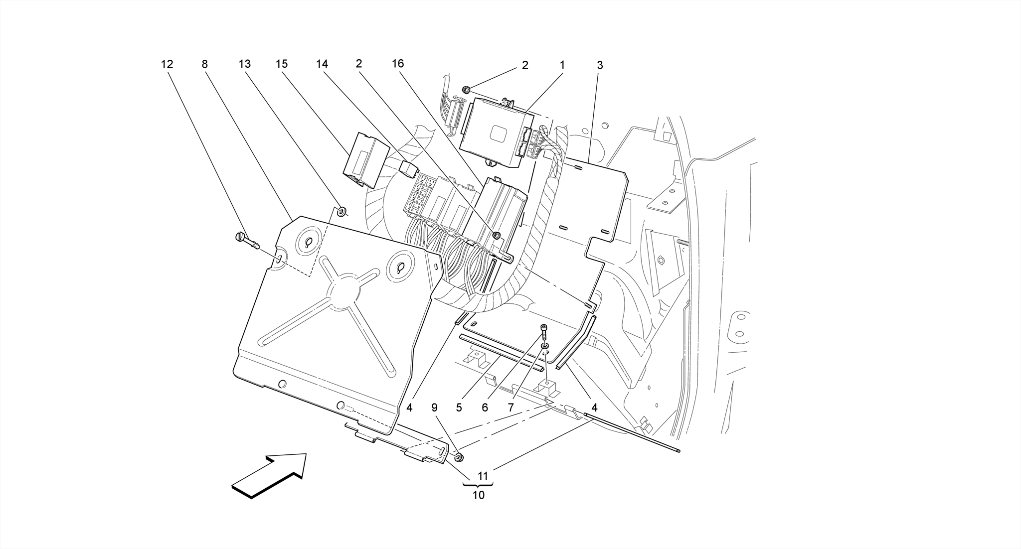 PASSENGER COMPARTMENT CONTROL UNITS