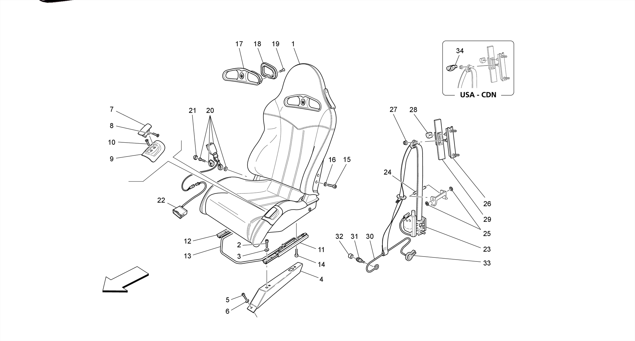 FRONT SEATS: TRIM PANELS - MC Victory Version