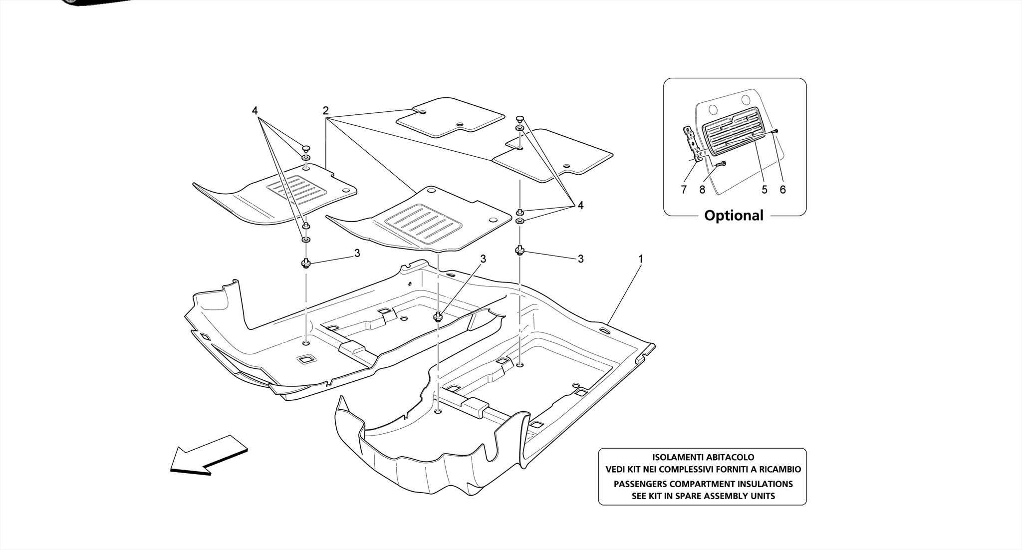 PASSENGER COMPARTMENT MATS - MC Victory Version