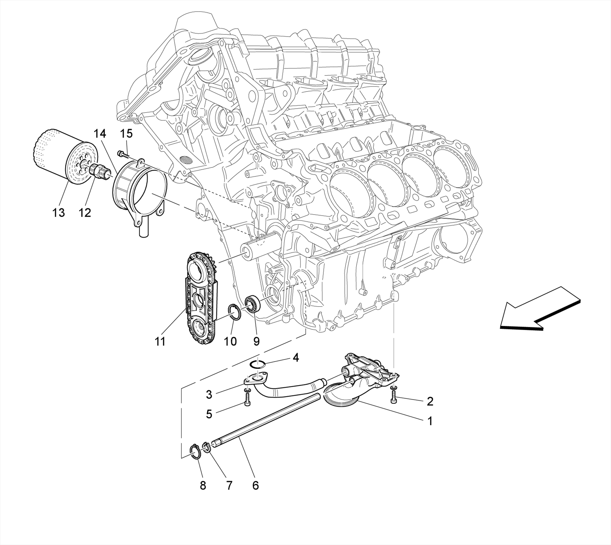 LUBRICATION SYSTEM: PUMP AND FILTER