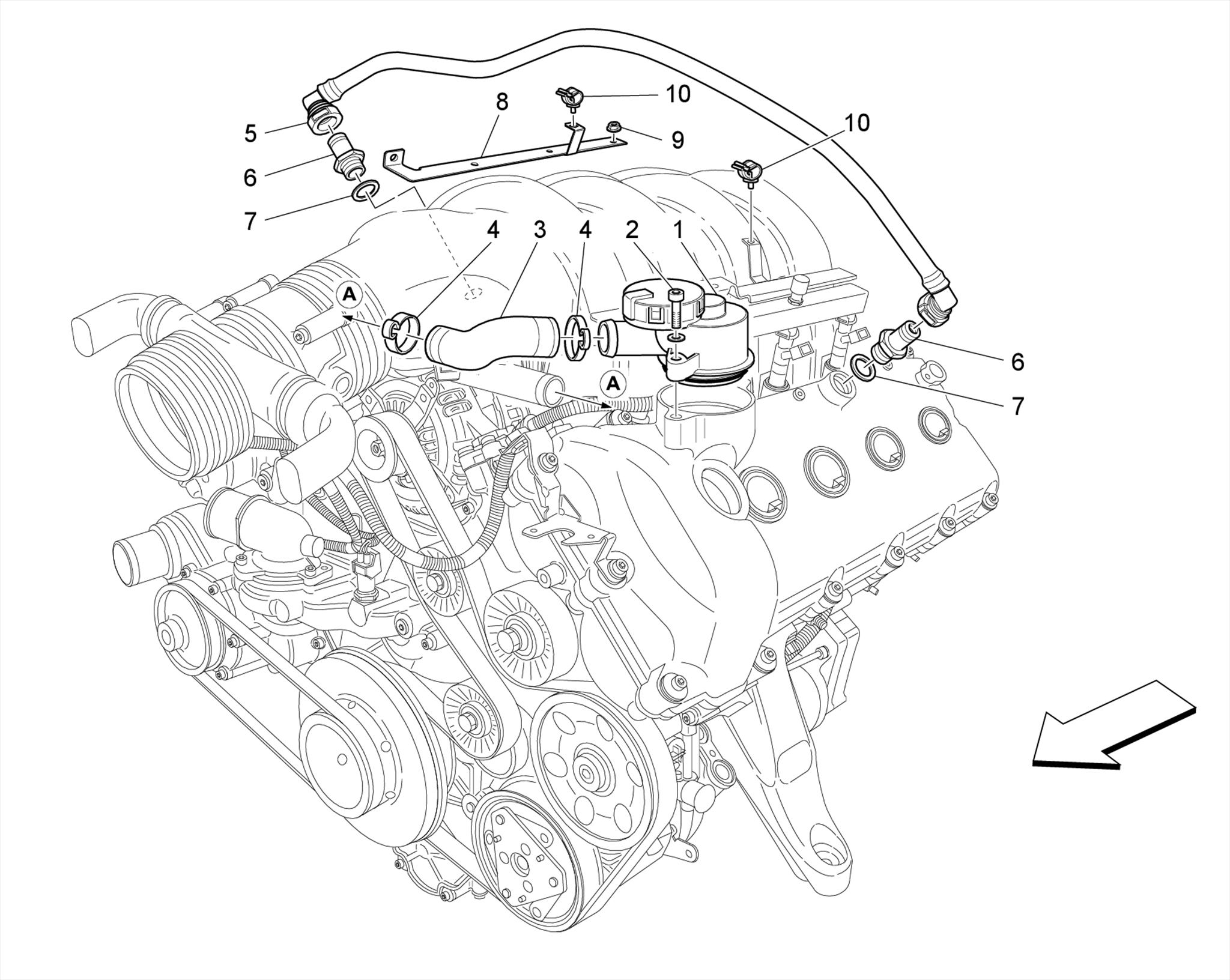 OIL VAPOUR RECIRCULATION SYSTEM