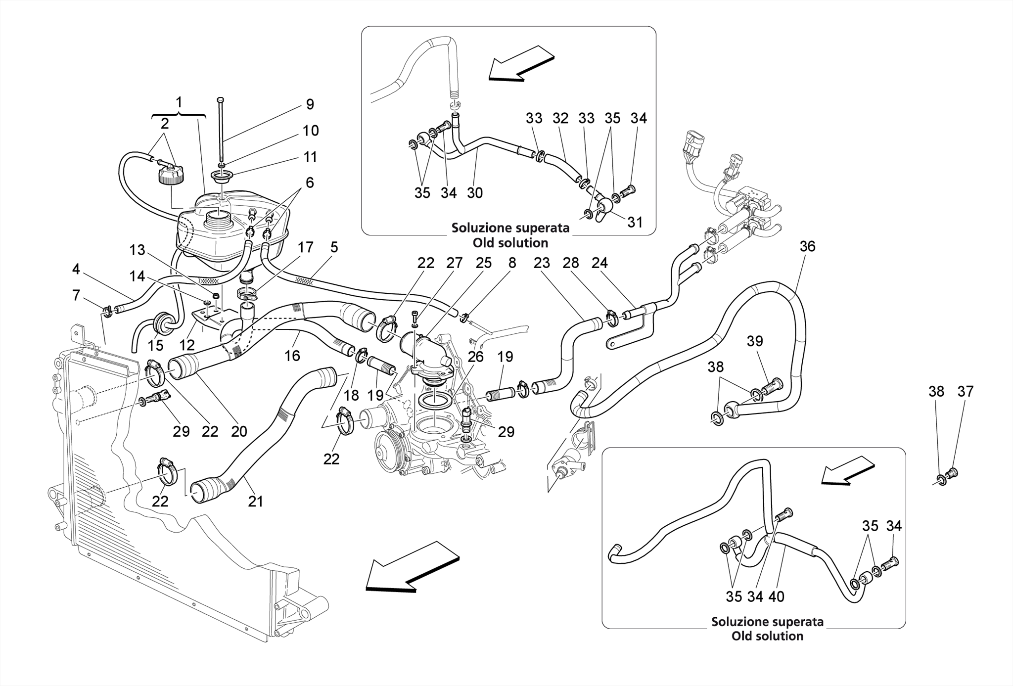 COOLING SYSTEM: NOURICE AND LINES