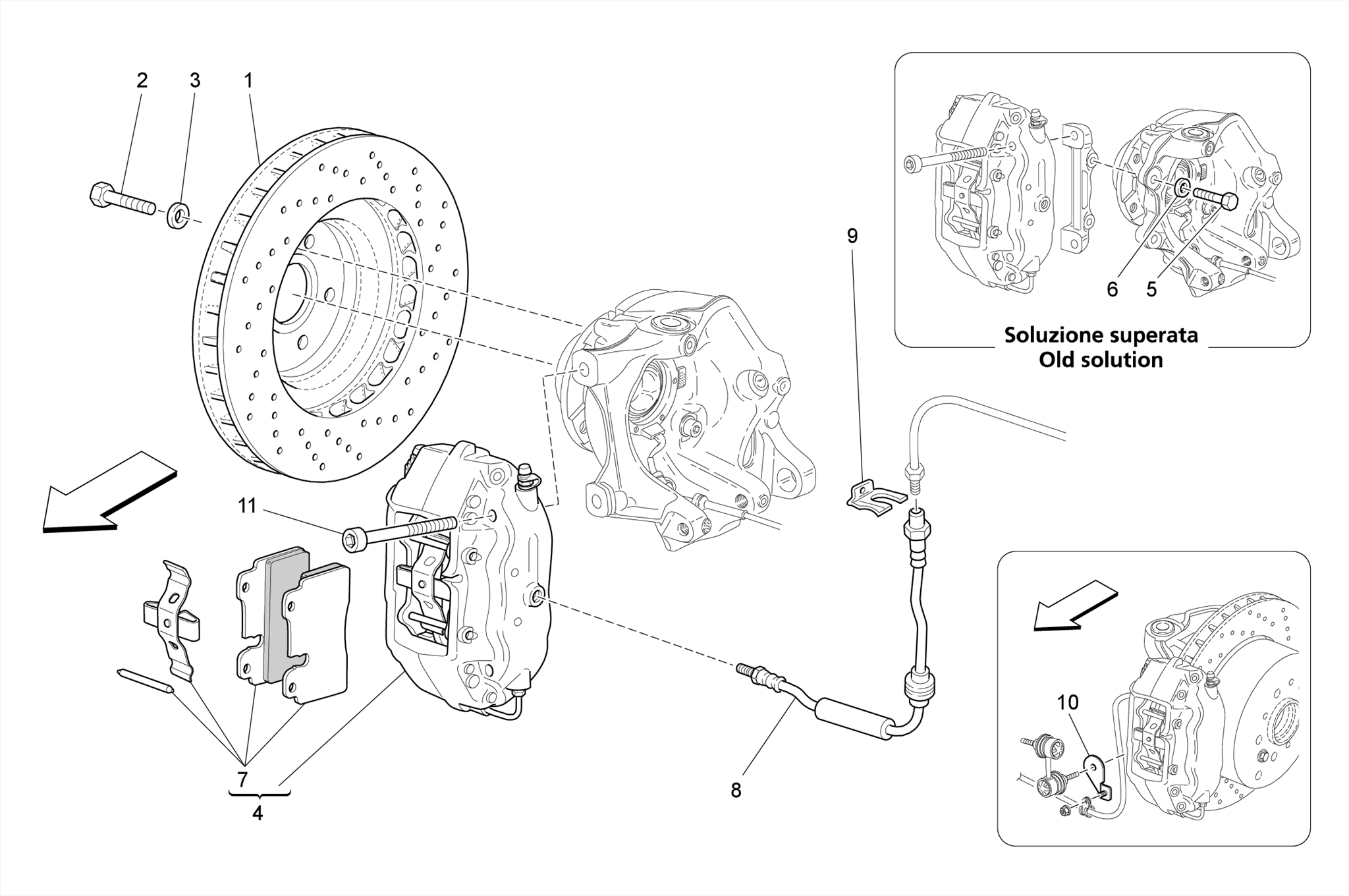BRAKING DEVICES ON REAR WHEELS
