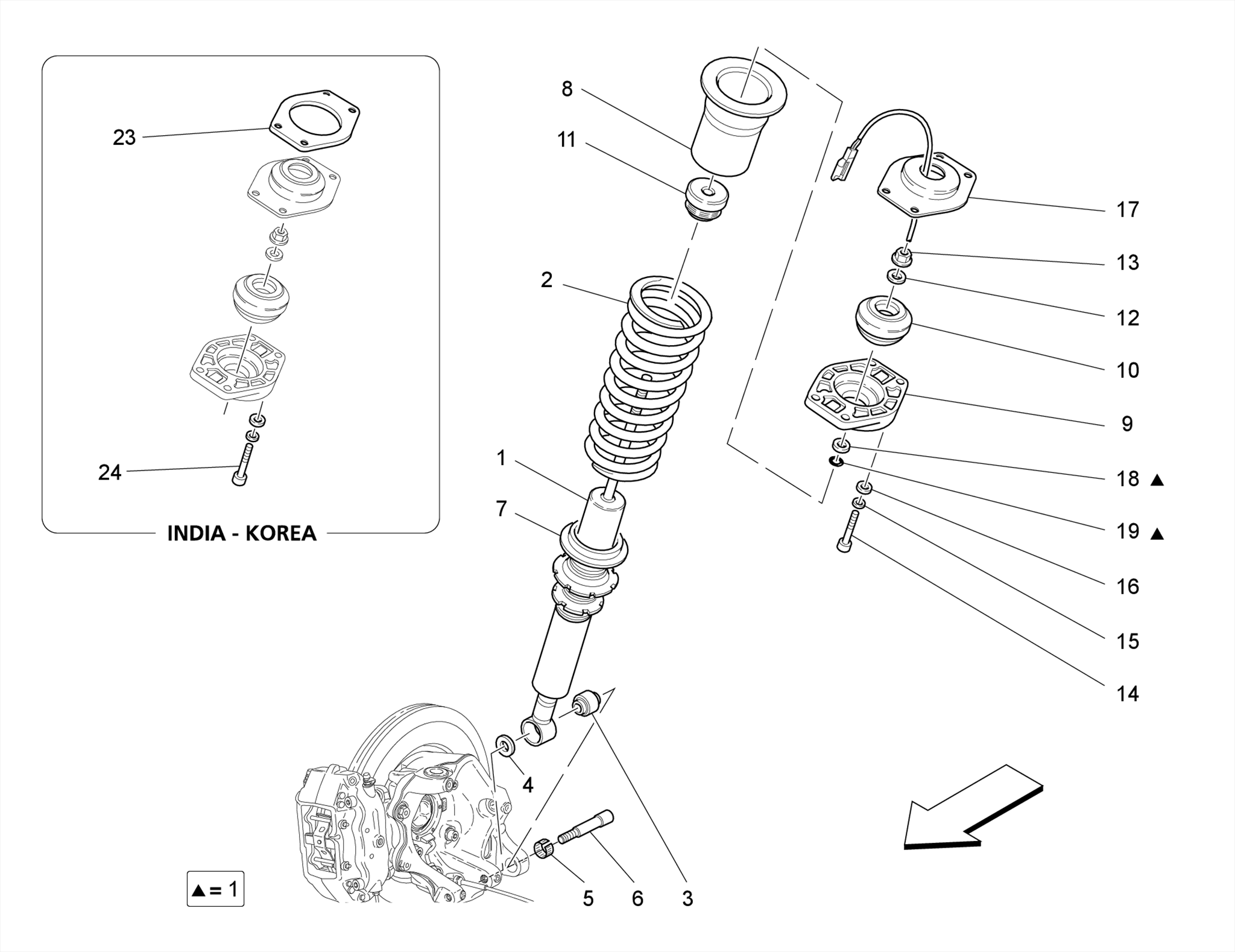 REAR SHOCK ABSORBER DEVICES - SKYHOOK SYSTEM