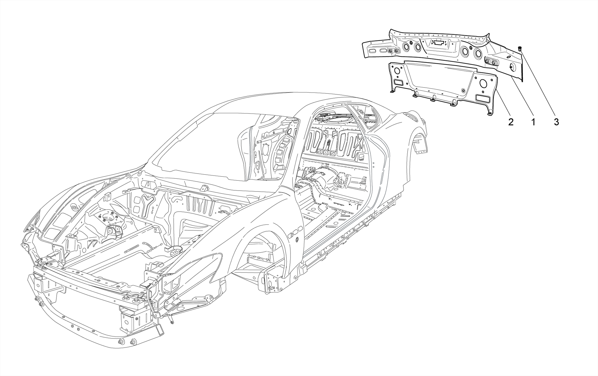 BODYWORK AND REAR OUTER TRIM PANELS