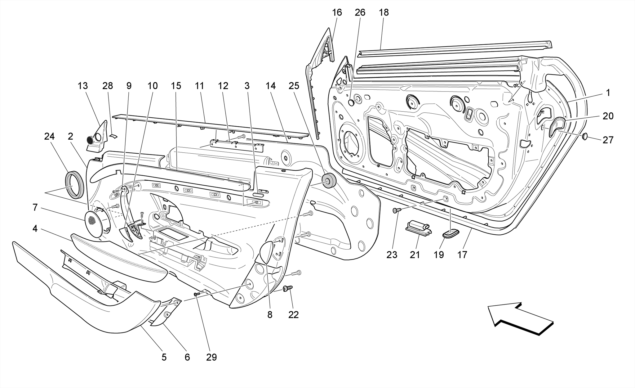 FRONT DOORS: TRIM PANELS