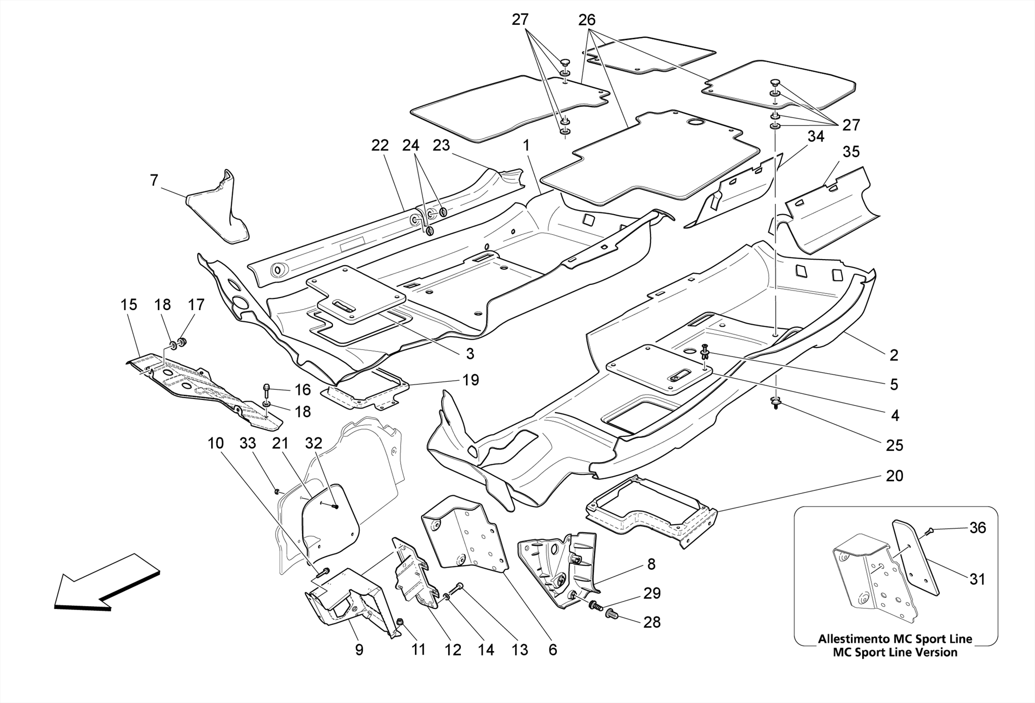 PASSENGER COMPARTMENT MATS