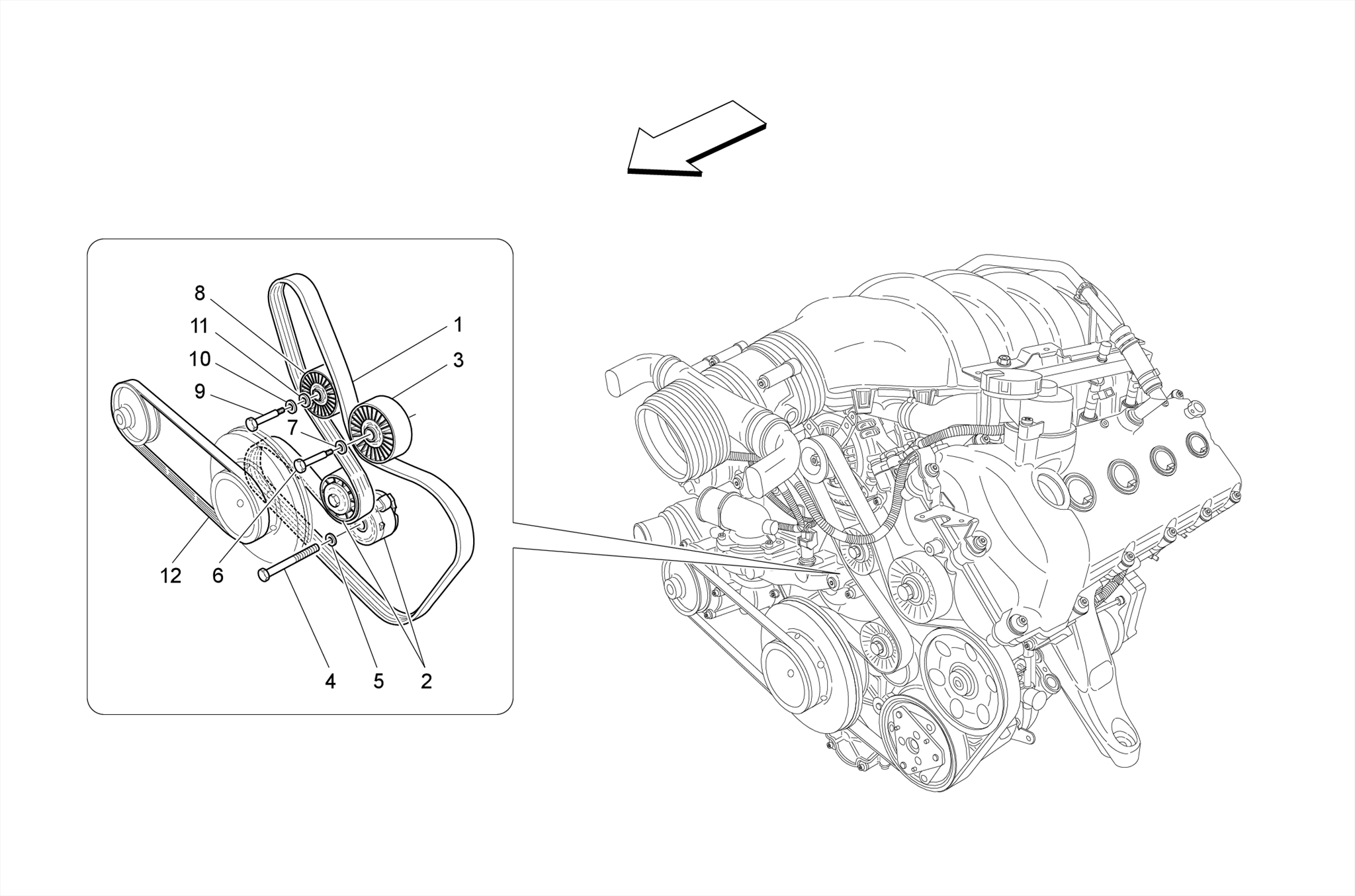 AUXILIARY DEVICE BELTS