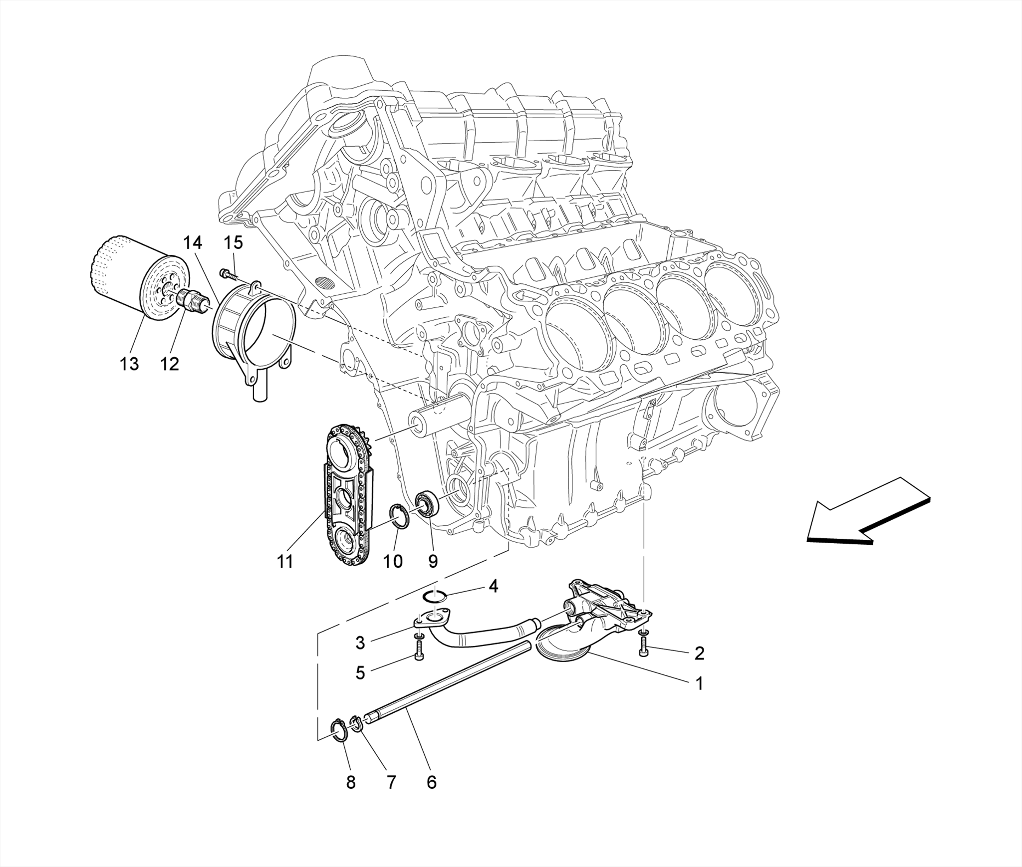 LUBRICATION SYSTEM: PUMP AND FILTER
