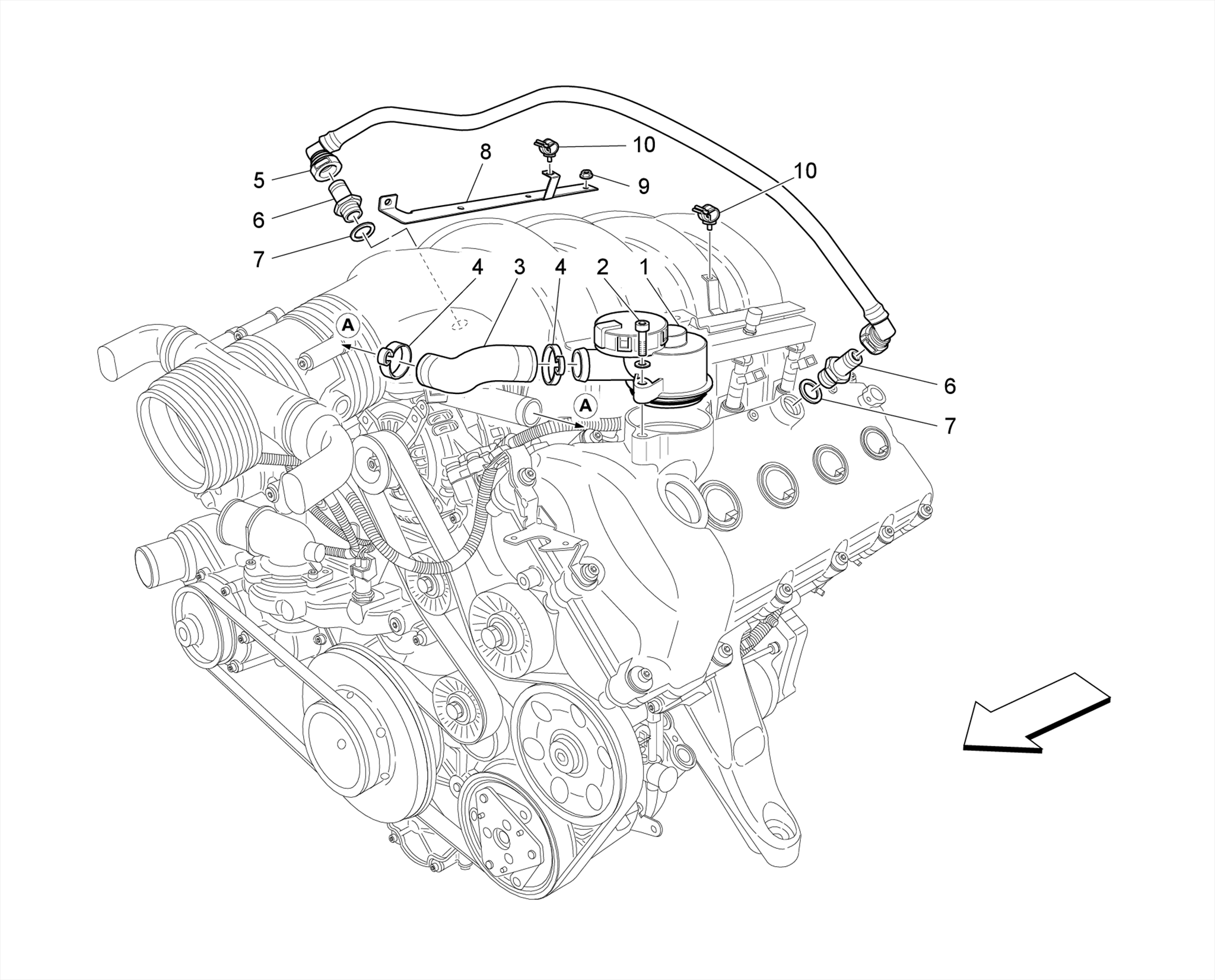 OIL VAPOUR RECIRCULATION SYSTEM