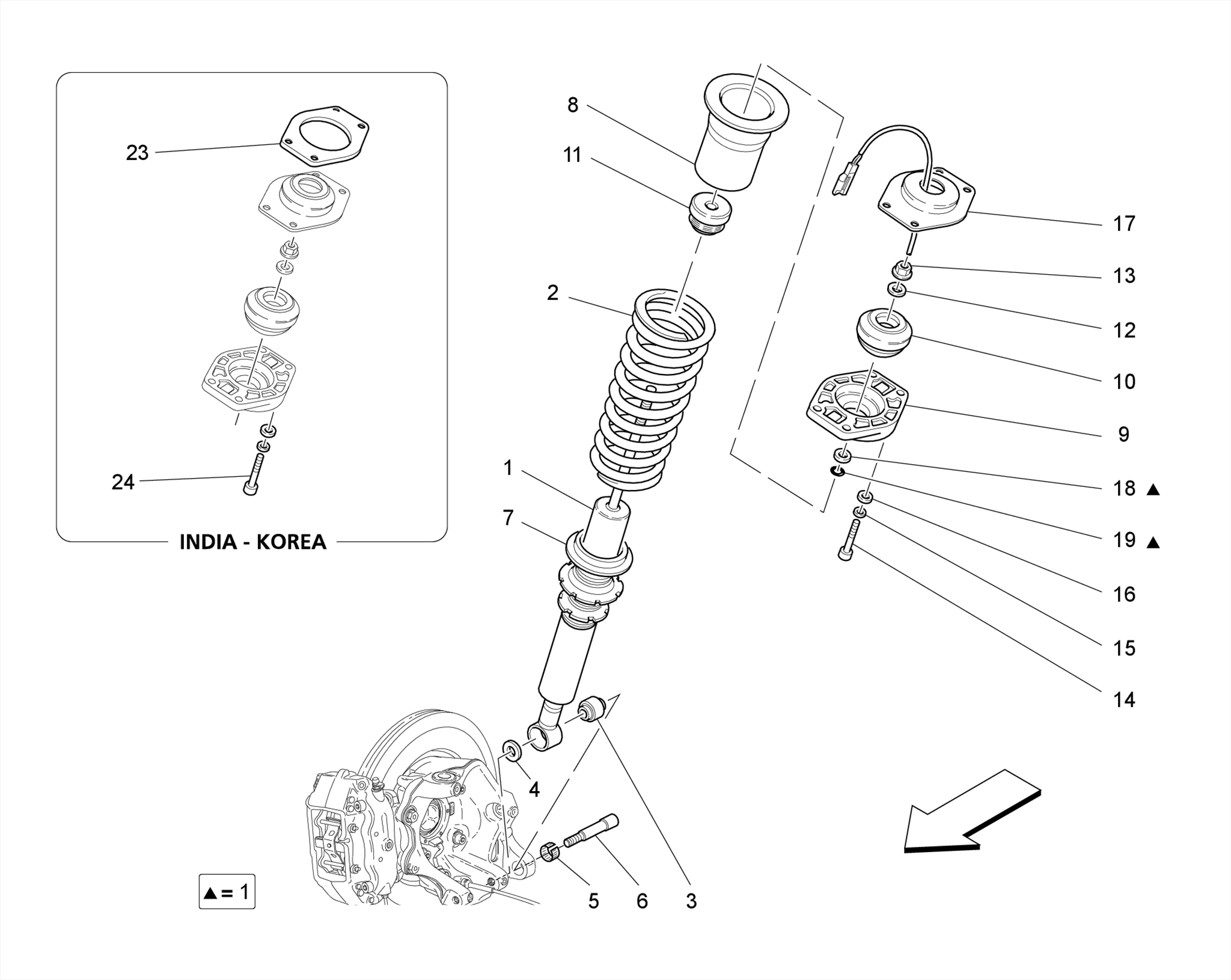 REAR SHOCK ABSORBER DEVICES