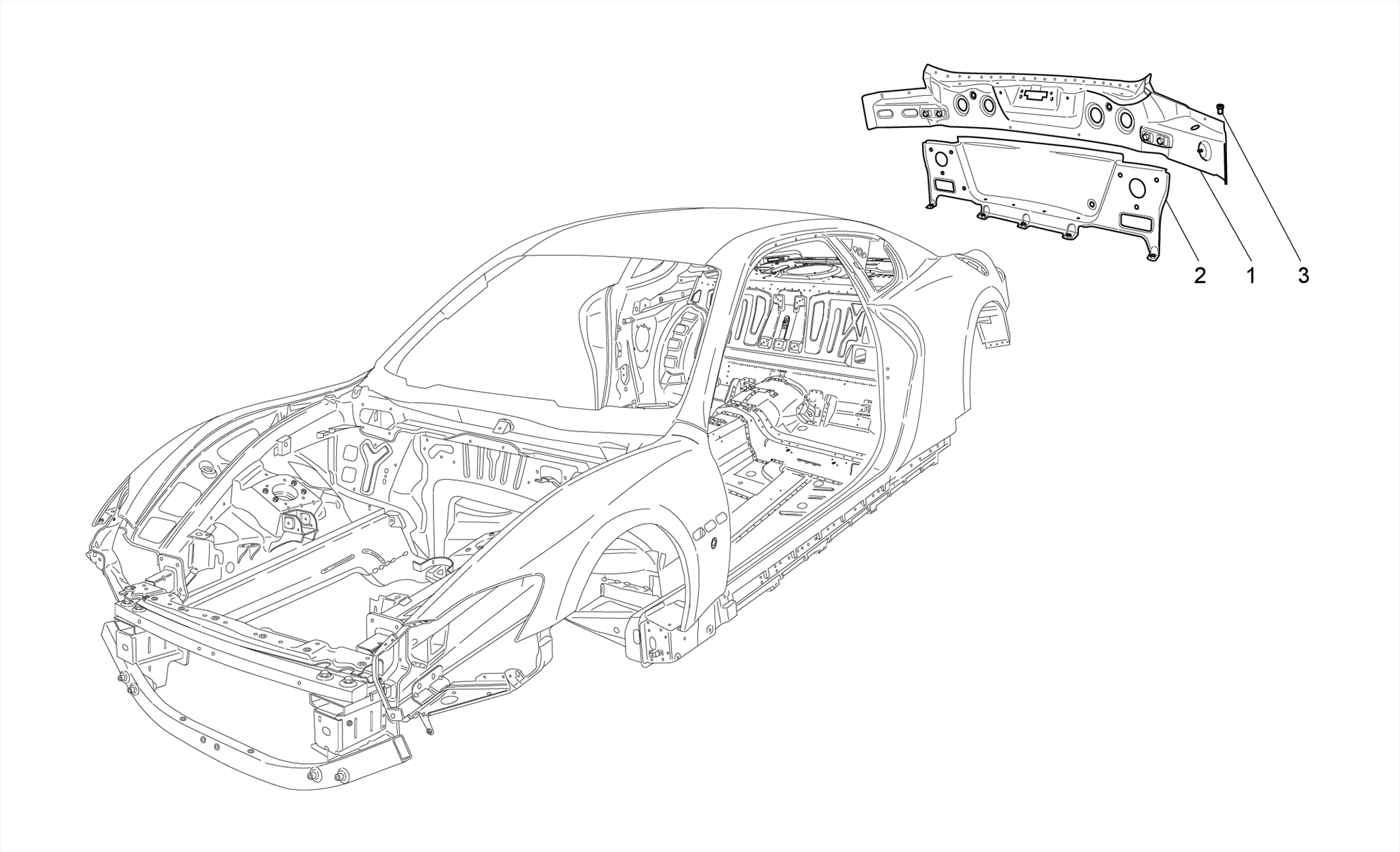 BODYWORK AND REAR OUTER TRIM PANELS