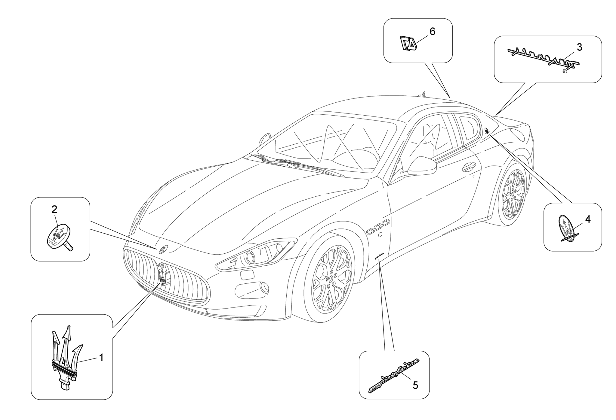 TRIMS, BRANDS AND SYMBOLS