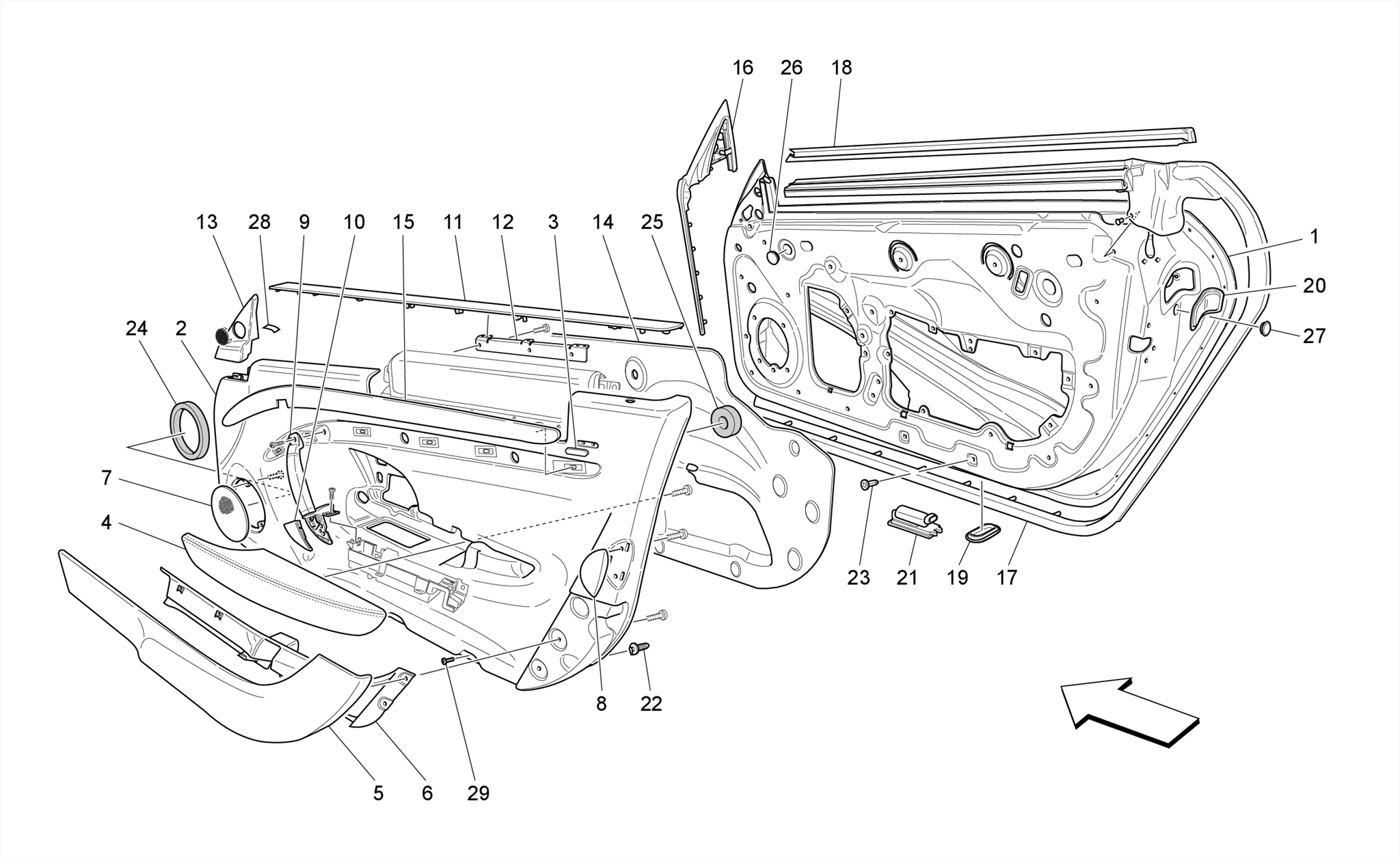 FRONT DOORS: TRIM PANELS