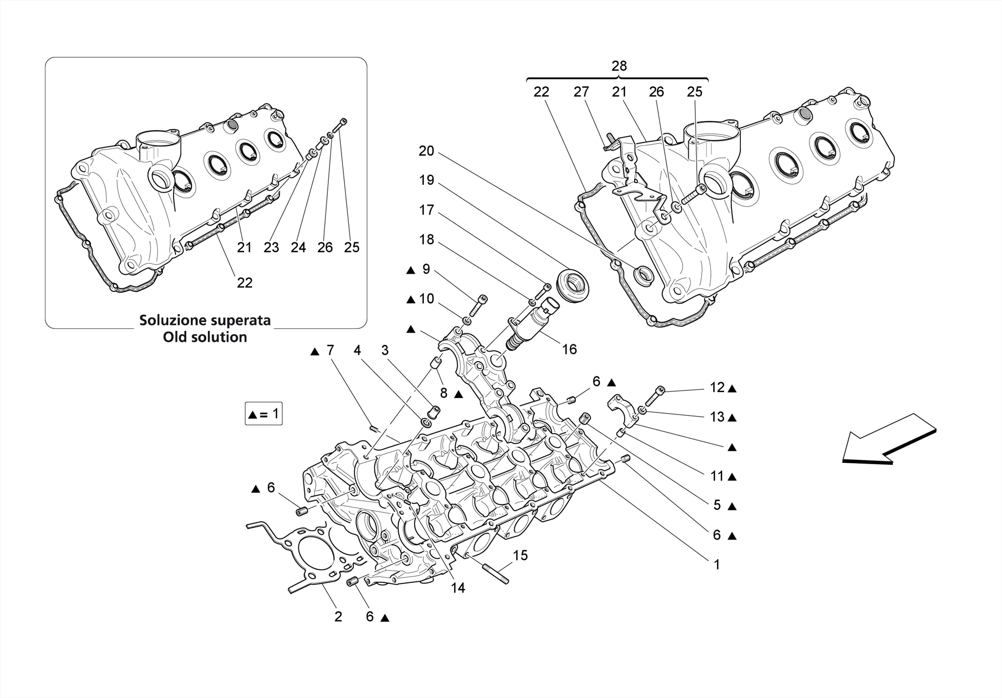 LH CYLINDER HEAD