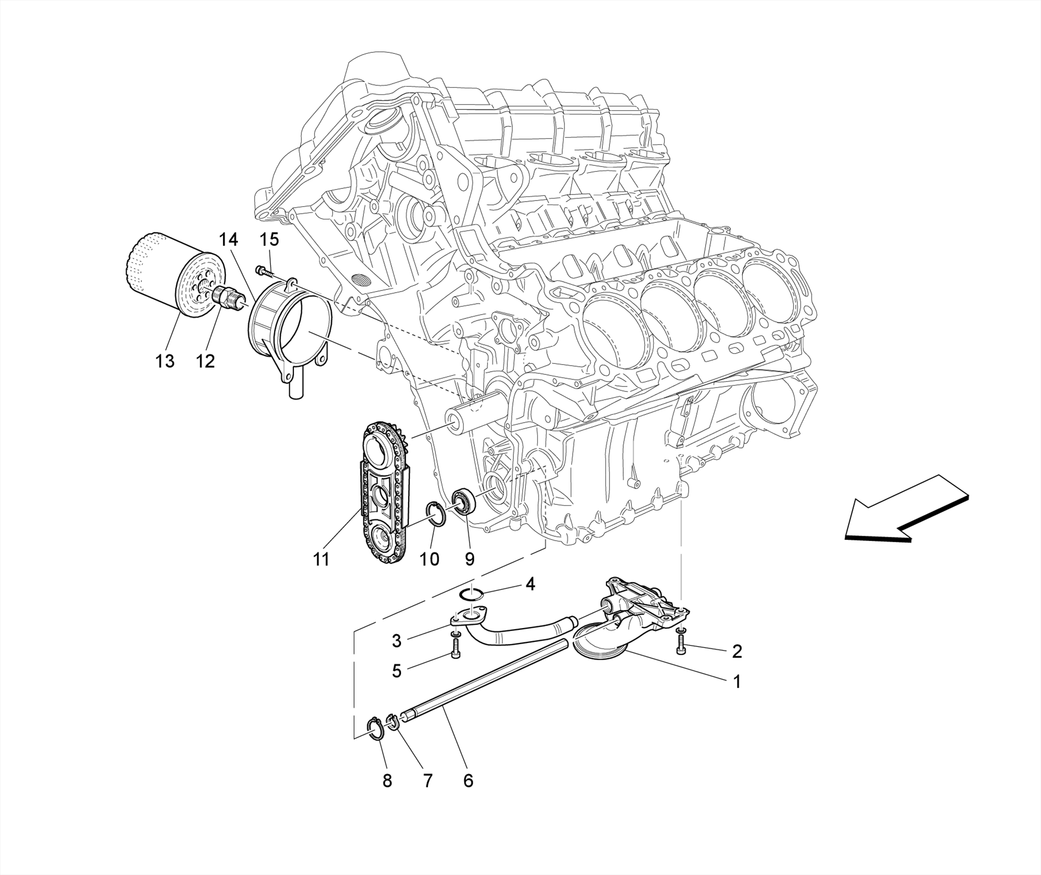 LUBRICATION SYSTEM: PUMP AND FILTER