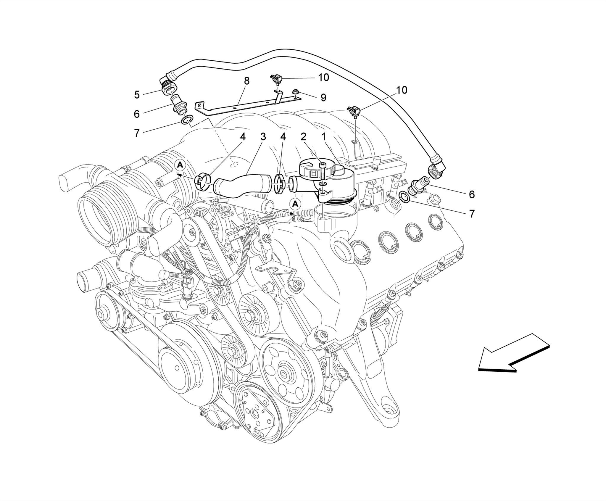 OIL VAPOUR RECIRCULATION SYSTEM